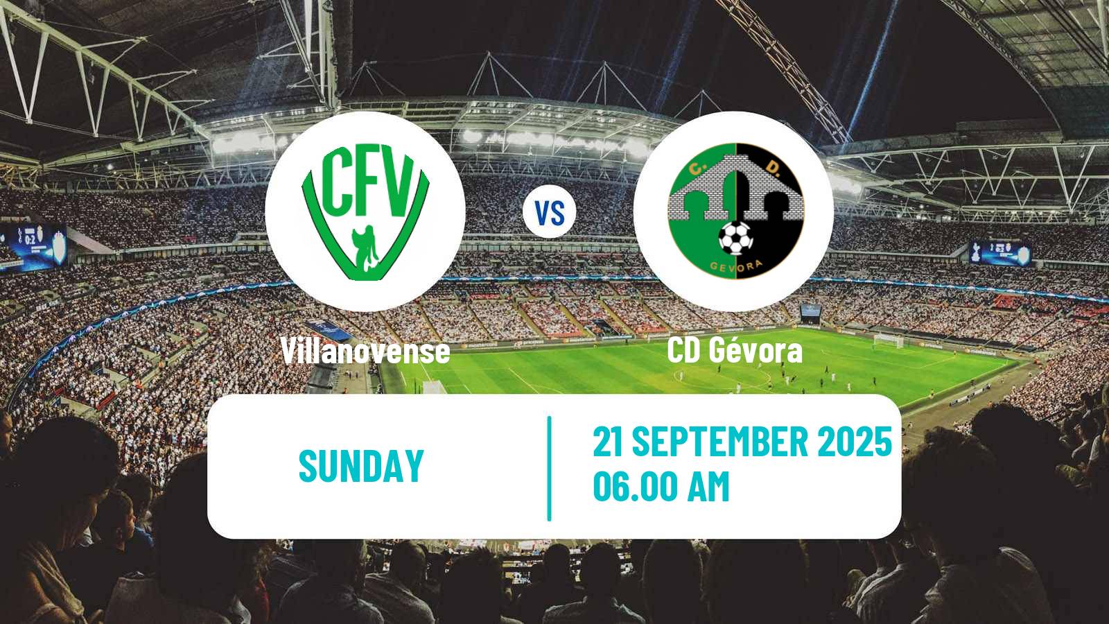 Soccer Spanish Tercera RFEF - Group 14 Villanovense - Gévora