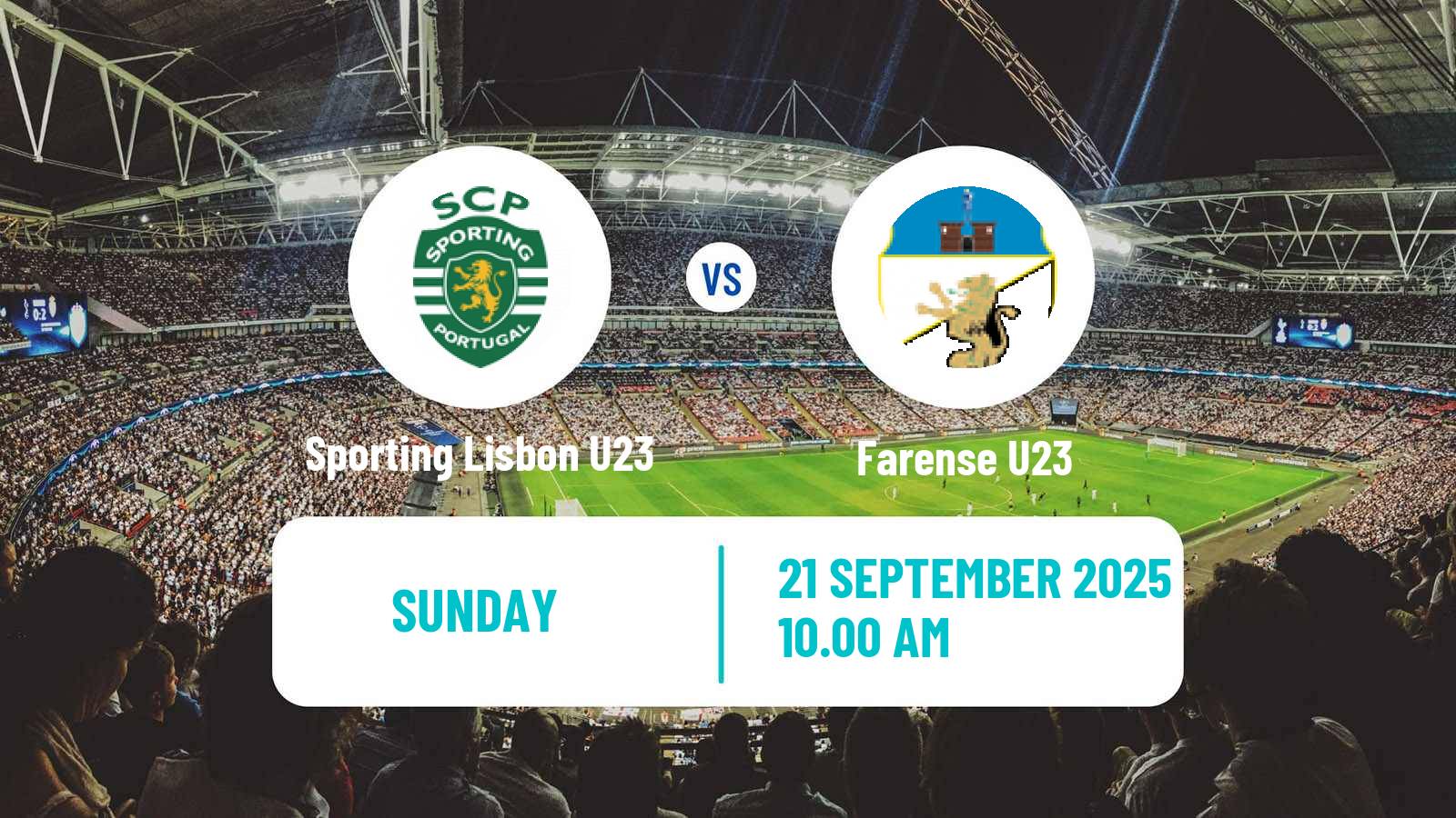 Soccer Portuguese Liga Revelacao U23 Sporting Lisbon U23 - Farense U23