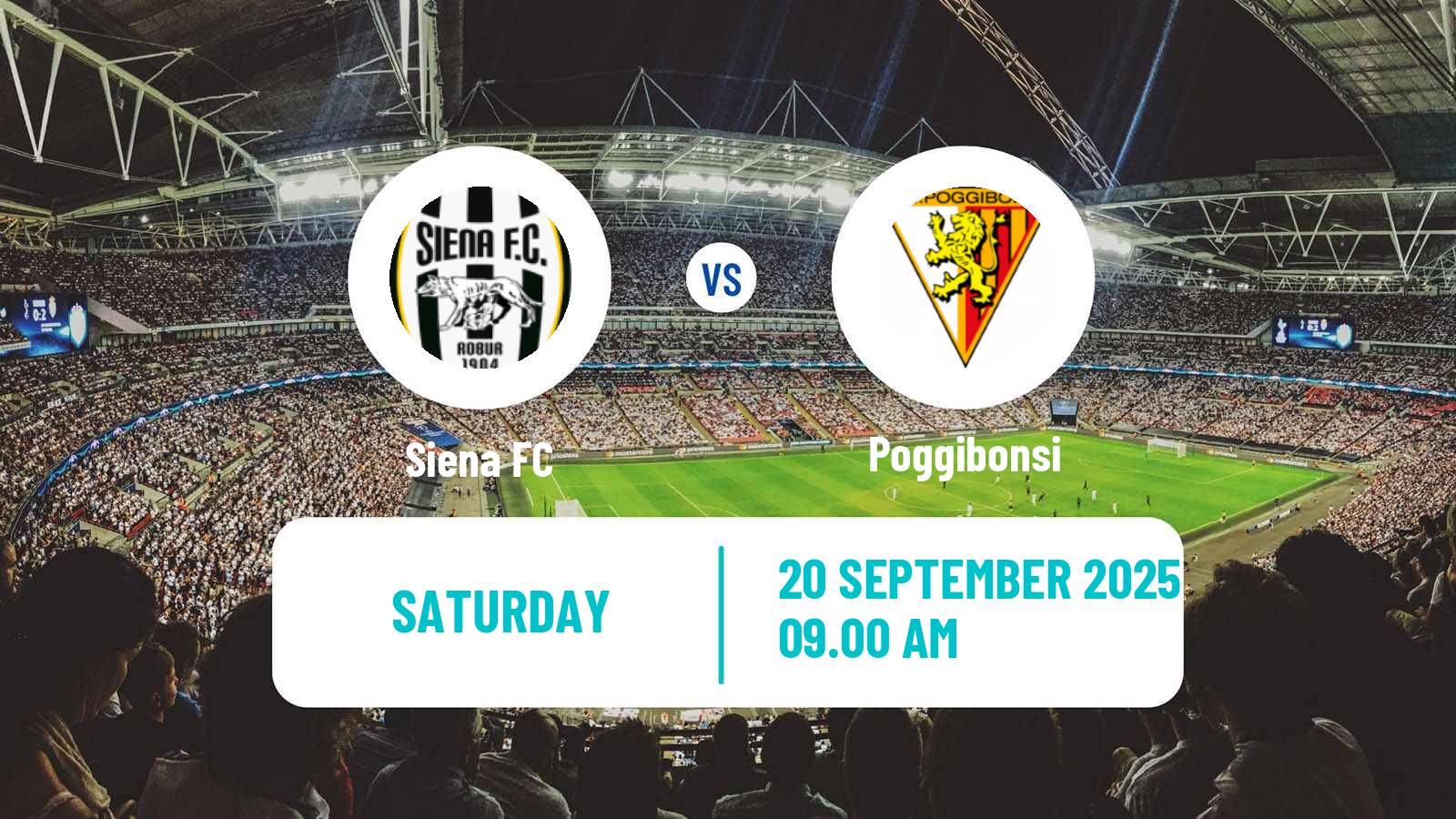 Soccer Italian Serie D - Group E Siena - Poggibonsi