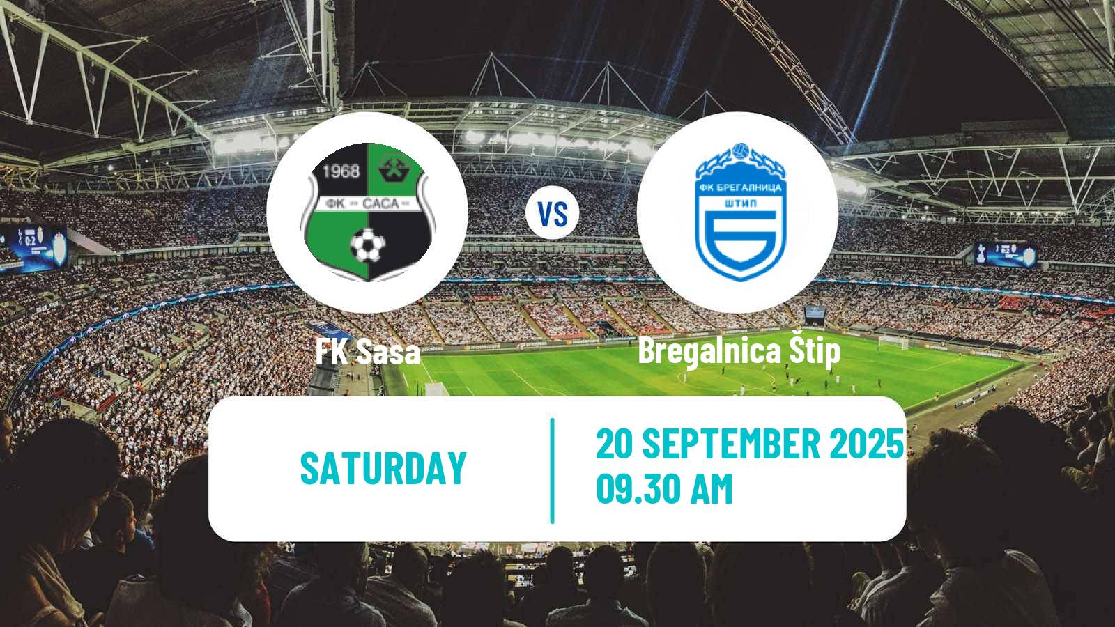 Soccer North Macedonian 2 MFL Sasa - Bregalnica Štip