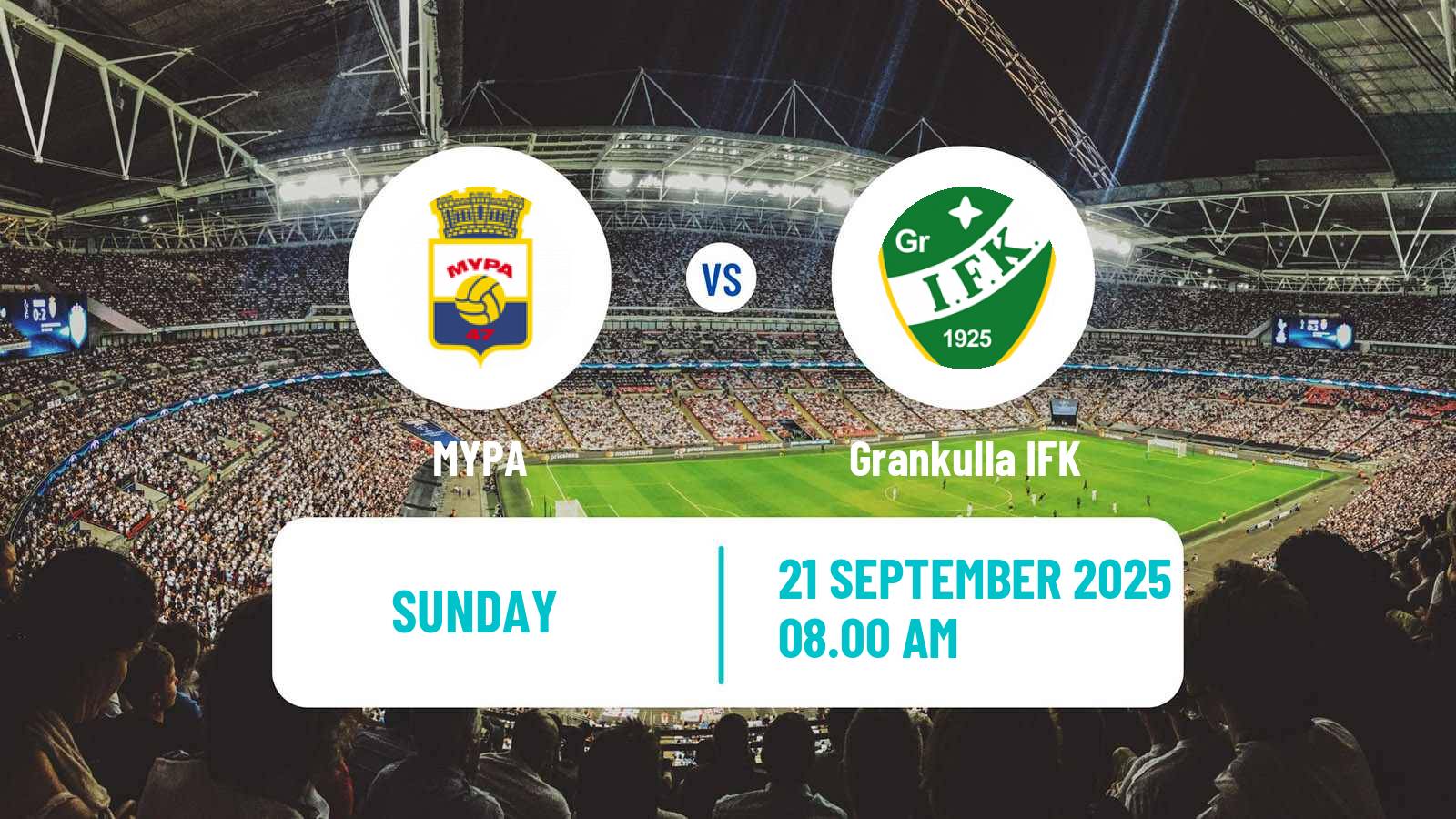 Soccer Finnish Kakkonen Group A MYPA - Grankulla IFK
