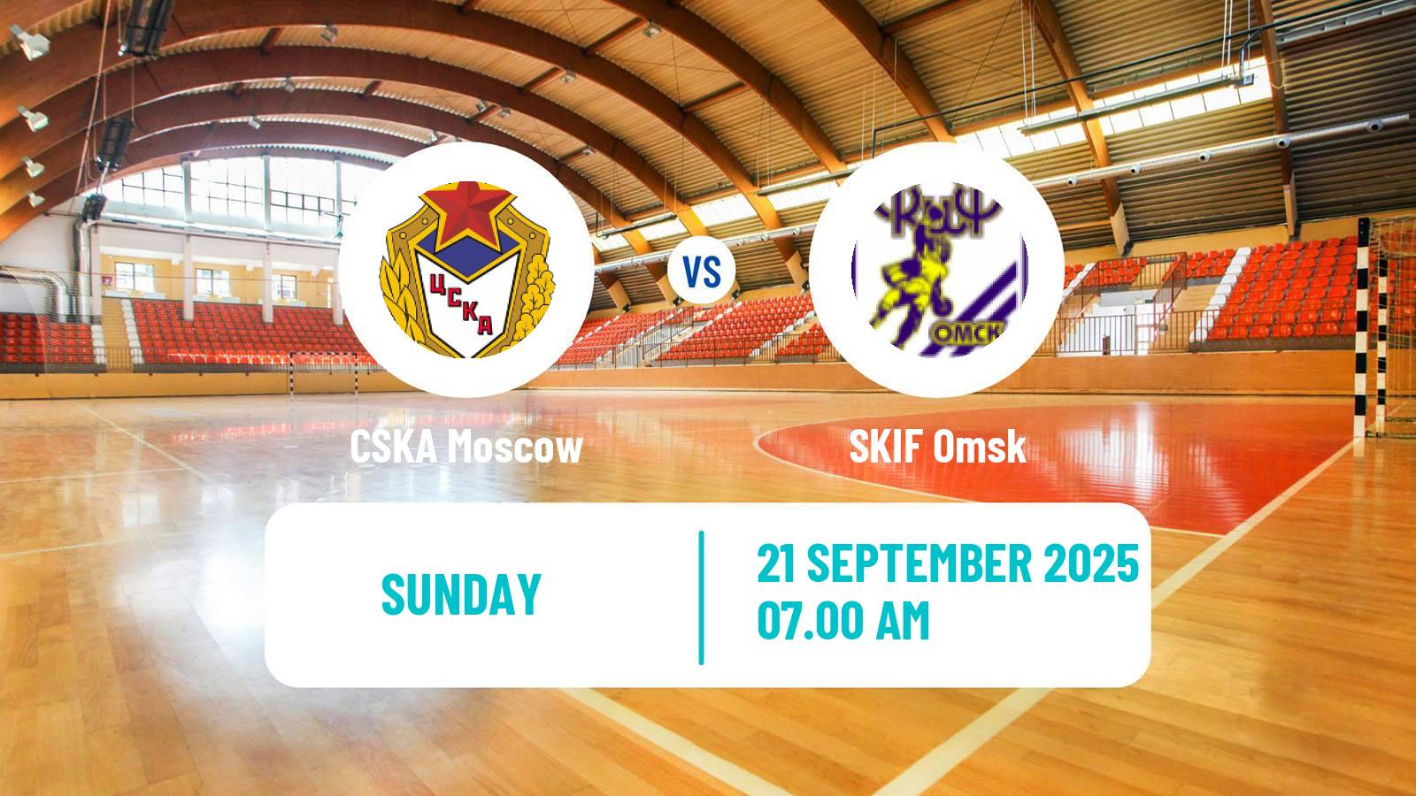 Handball Russian Superleague Handball CSKA Moscow - SKIF Omsk