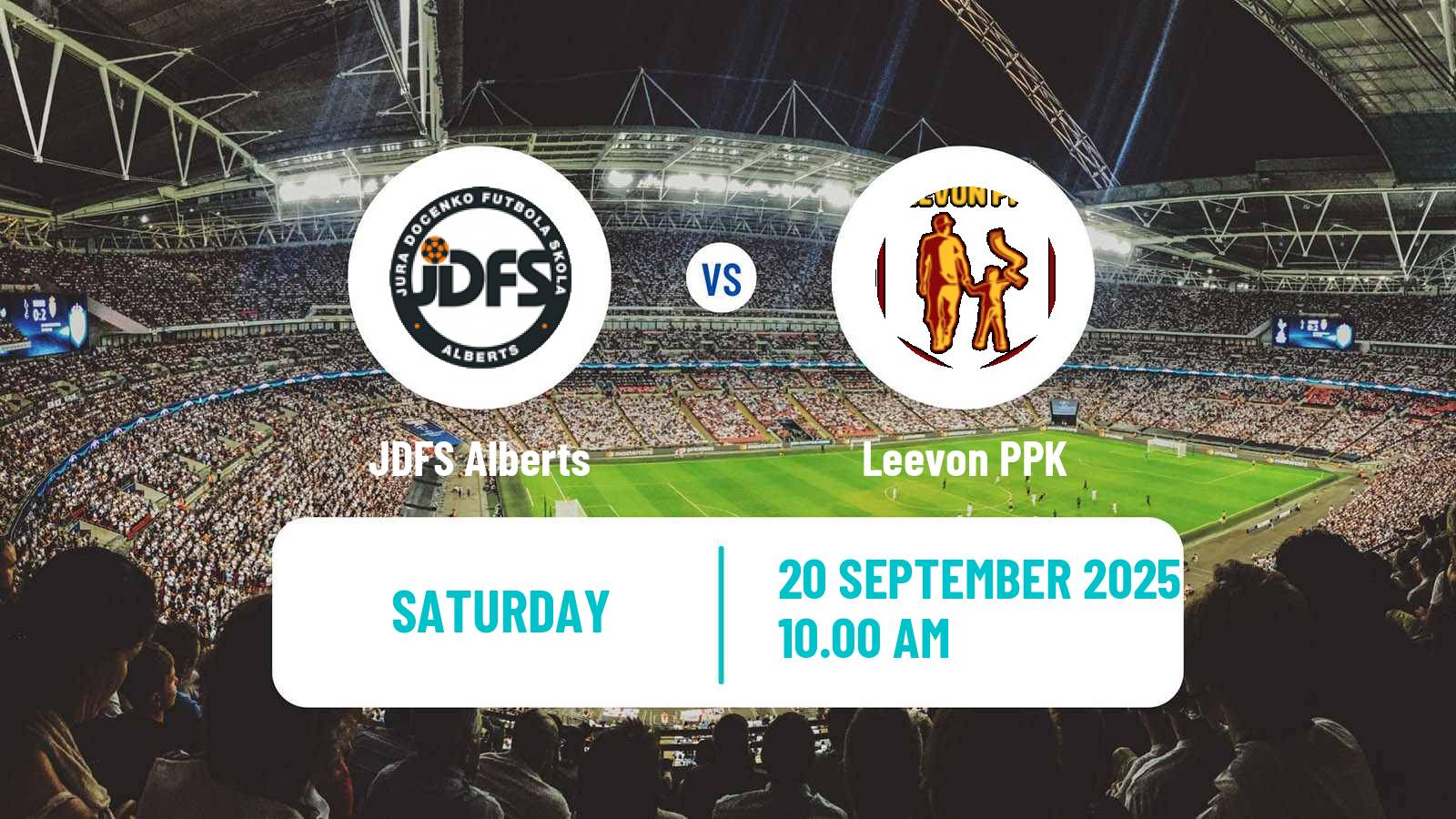 Soccer Latvian 1 Liga JDFS Alberts - Leevon PPK