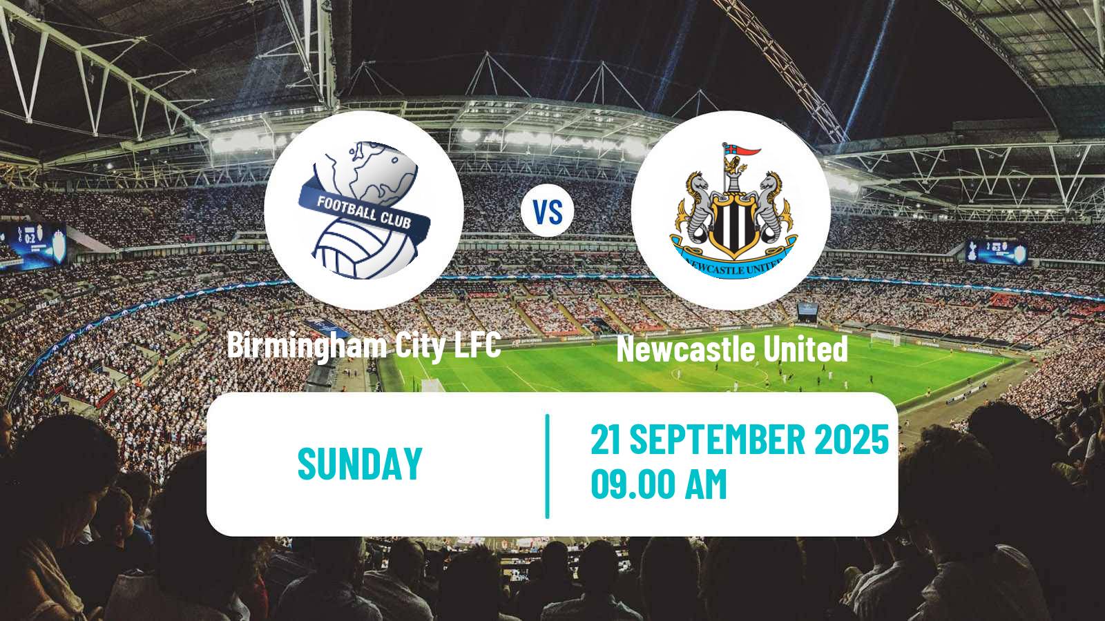 Soccer English Women Championship Birmingham City LFC - Newcastle United