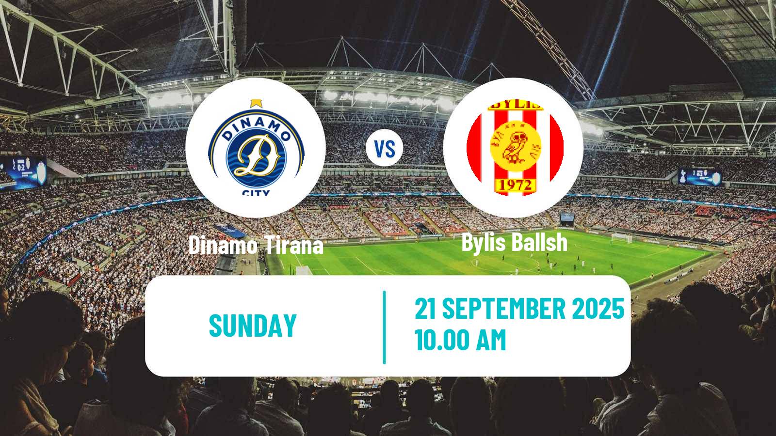 Soccer Albanian Super League Dinamo Tirana - Bylis Ballsh