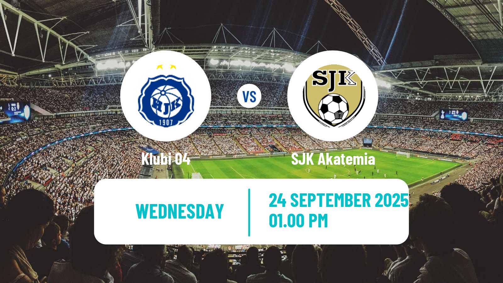 Soccer Finnish Ykkosliiga Klubi 04 - SJK Akatemia