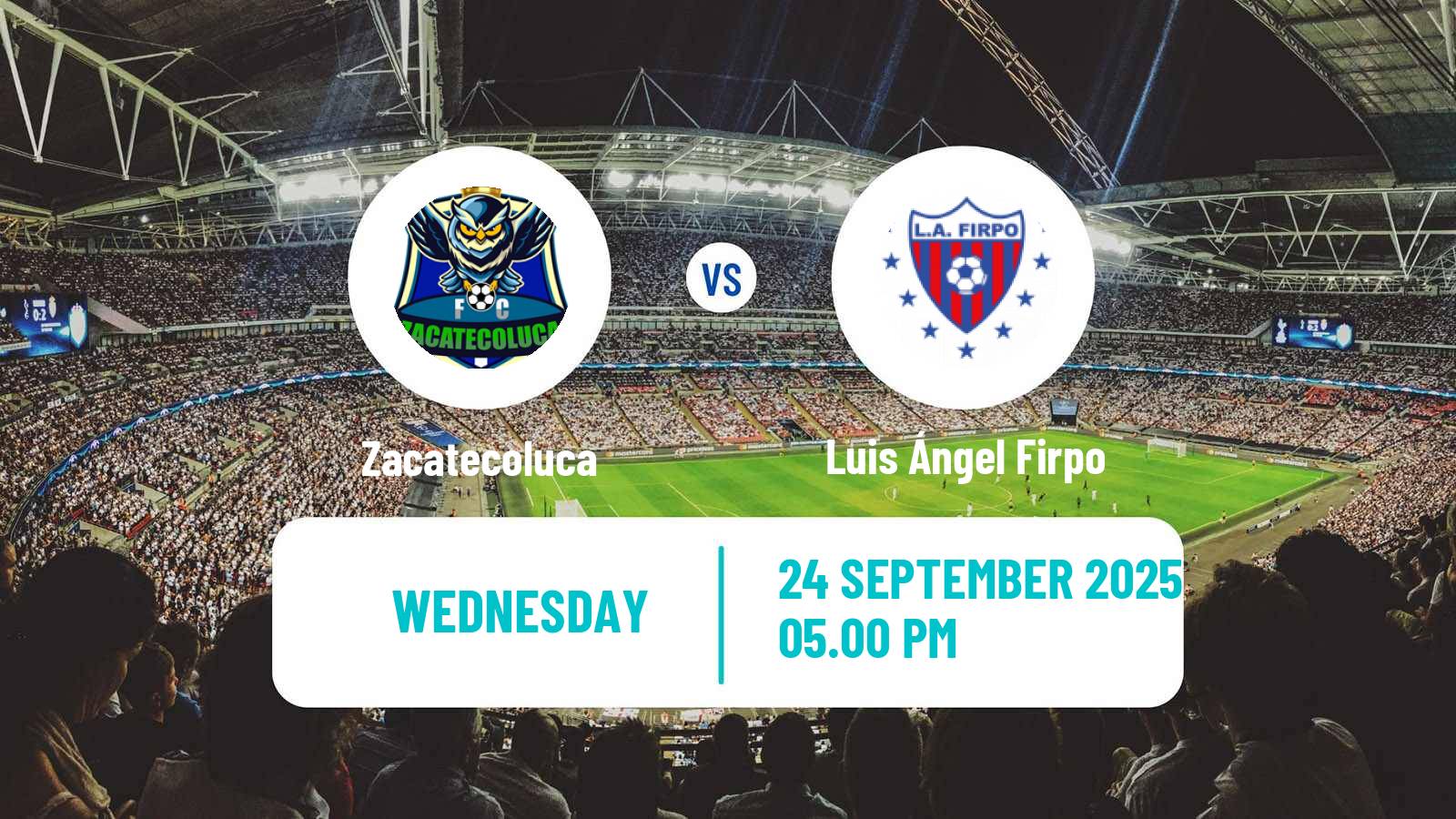 Soccer El Salvador Primera Division Zacatecoluca - Luis Ángel Firpo