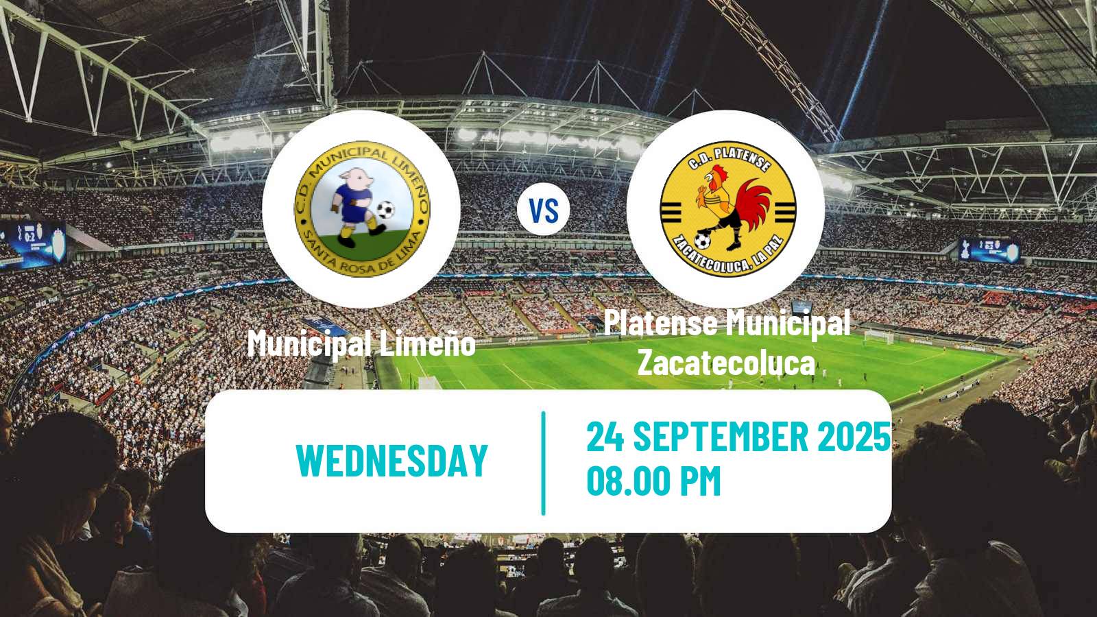 Soccer El Salvador Primera Division Municipal Limeño - Platense Municipal Zacatecoluca