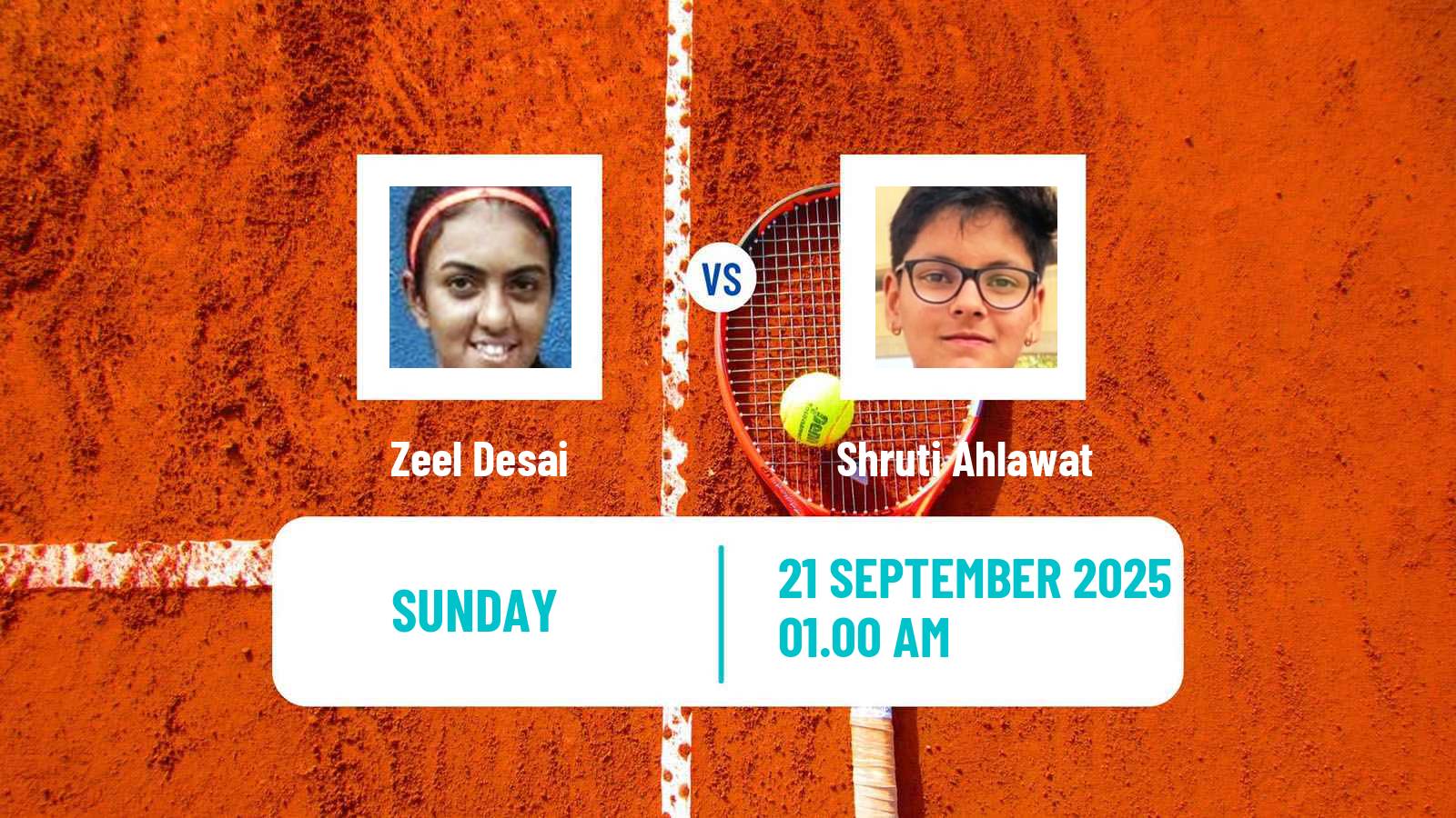 Tennis ITF W15 Gurugram Women Zeel Desai - Shruti Ahlawat
