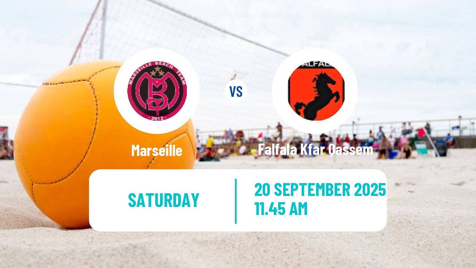 Beach soccer World Winners Cup Marseille - Falfala Kfar Qassem