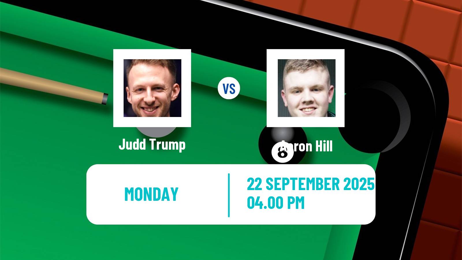 Snooker British Open Judd Trump - Aaron Hill