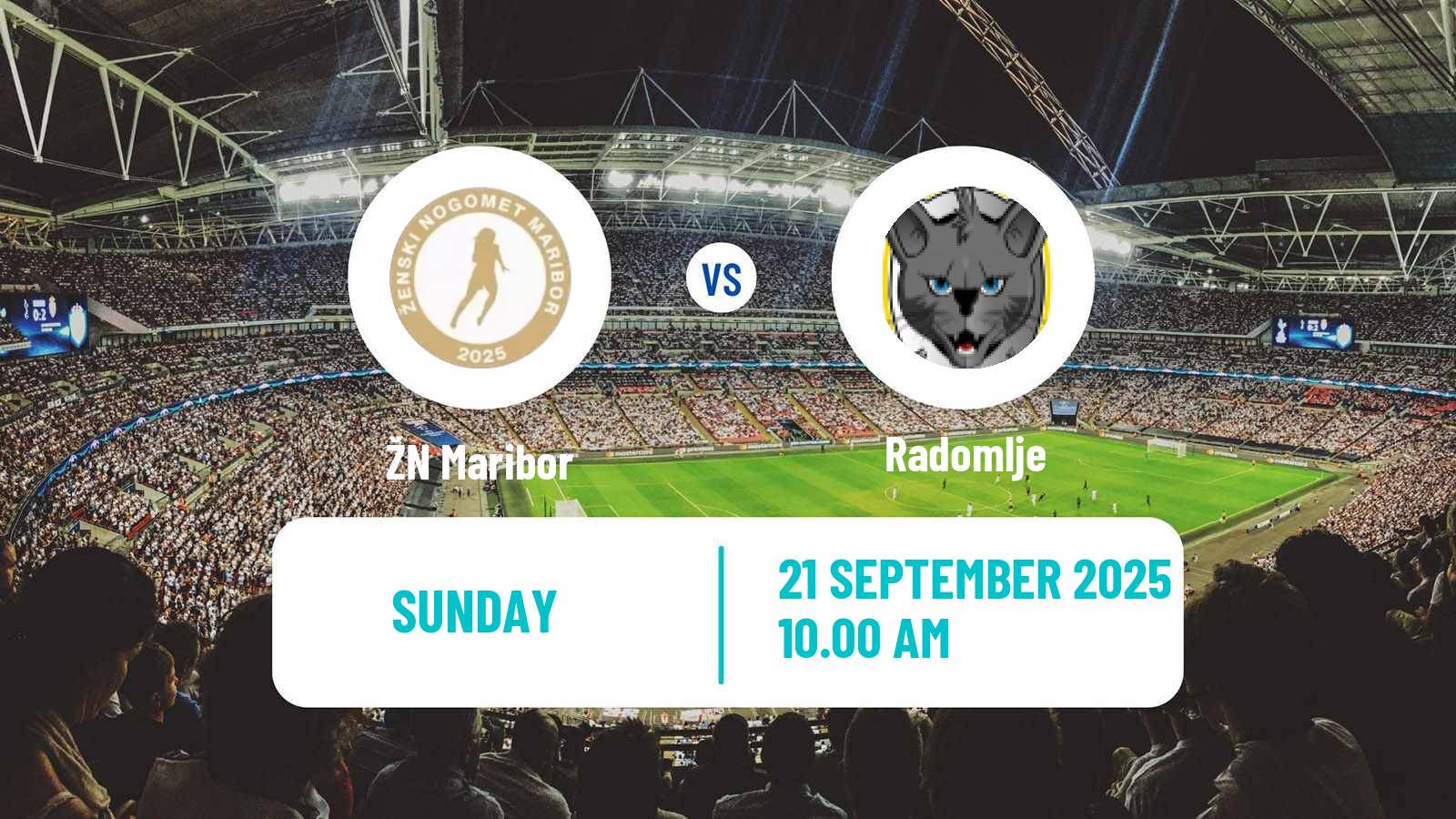 Soccer Slovenian 1 SZNL Women Maribor - Radomlje