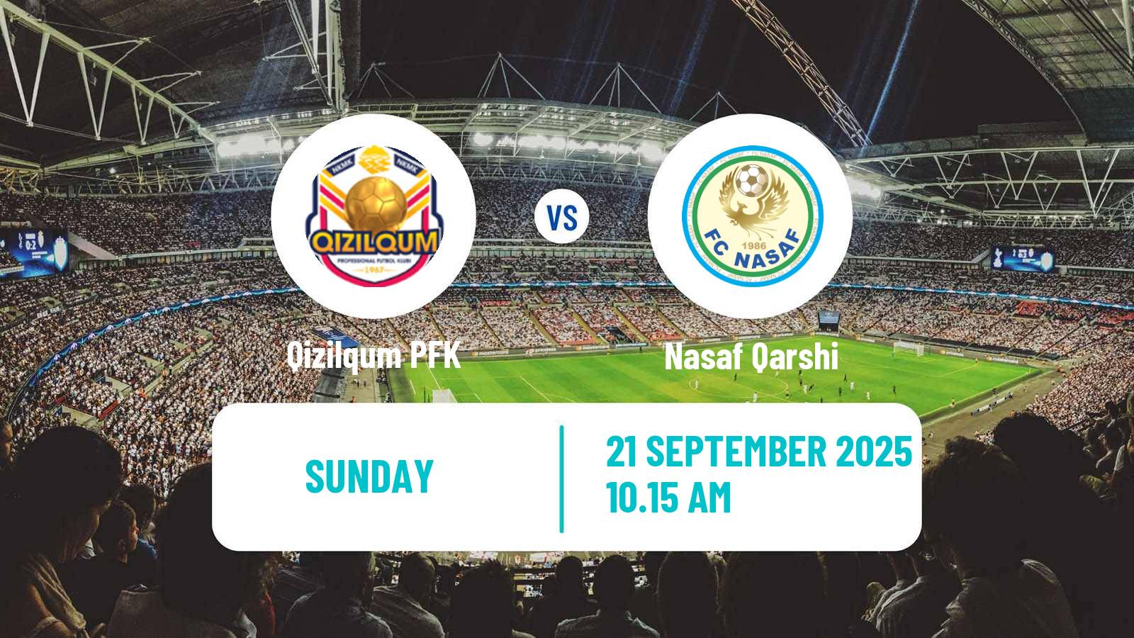 Soccer Uzbek League Qizilqum - Nasaf Qarshi
