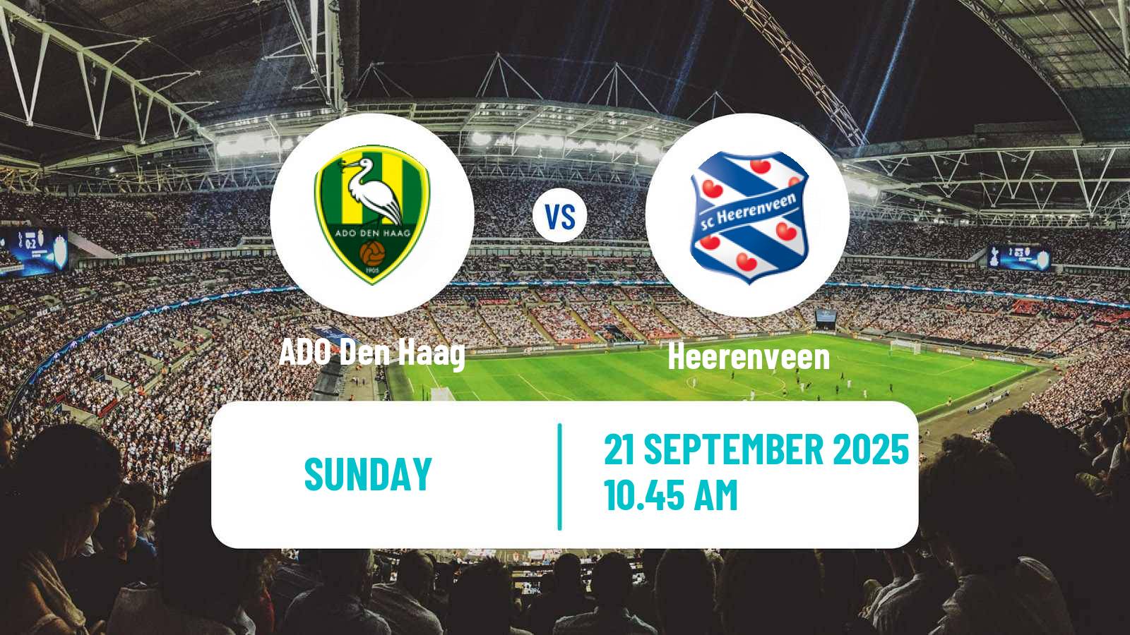 Soccer Dutch Eredivisie Women ADO Den Haag - Heerenveen