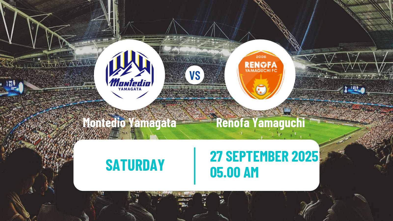 Soccer Japan J2 League Montedio Yamagata - Renofa Yamaguchi