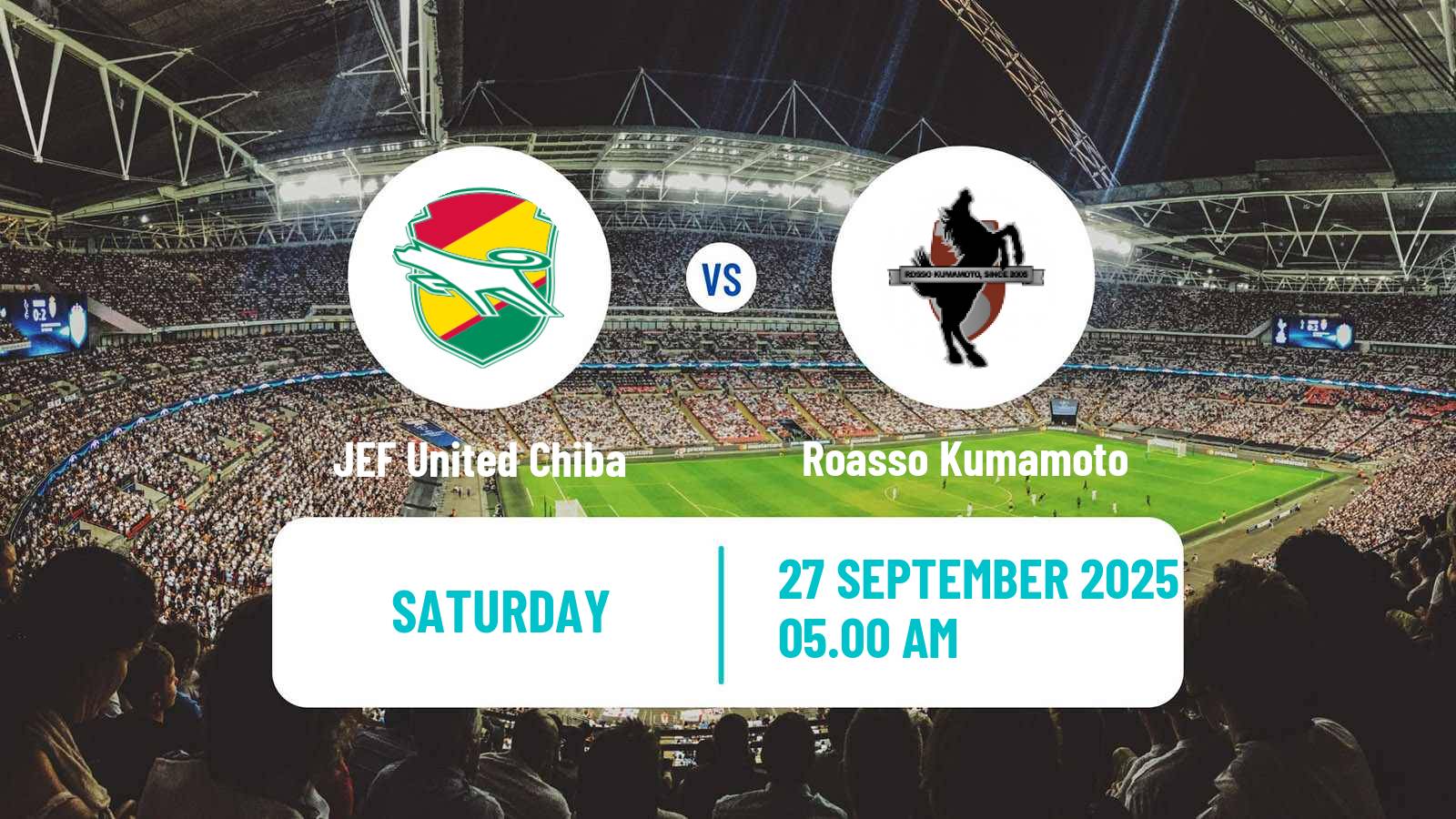 Soccer Japan J2 League JEF United Chiba - Roasso Kumamoto