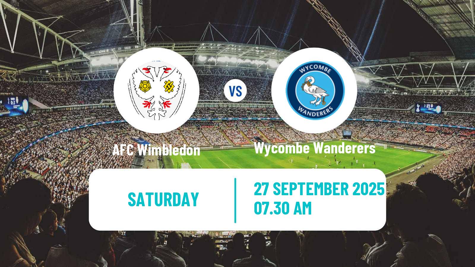 Soccer English League One AFC Wimbledon - Wycombe Wanderers