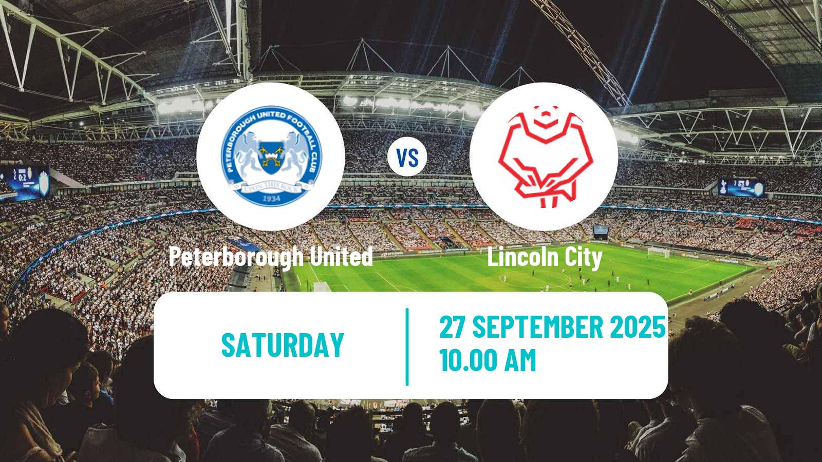 Soccer English League One Peterborough United - Lincoln City