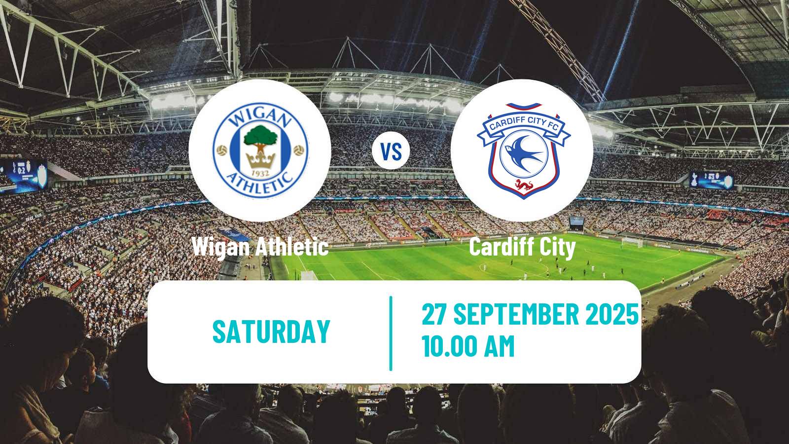 Soccer English League One Wigan Athletic - Cardiff City
