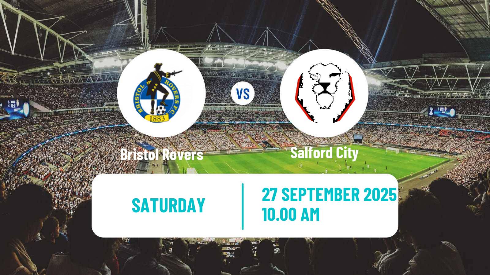 Soccer English League Two Bristol Rovers - Salford City
