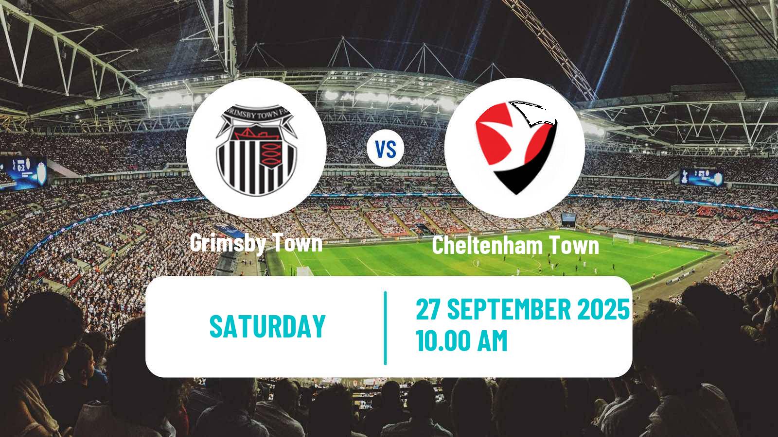 Soccer English League Two Grimsby Town - Cheltenham Town