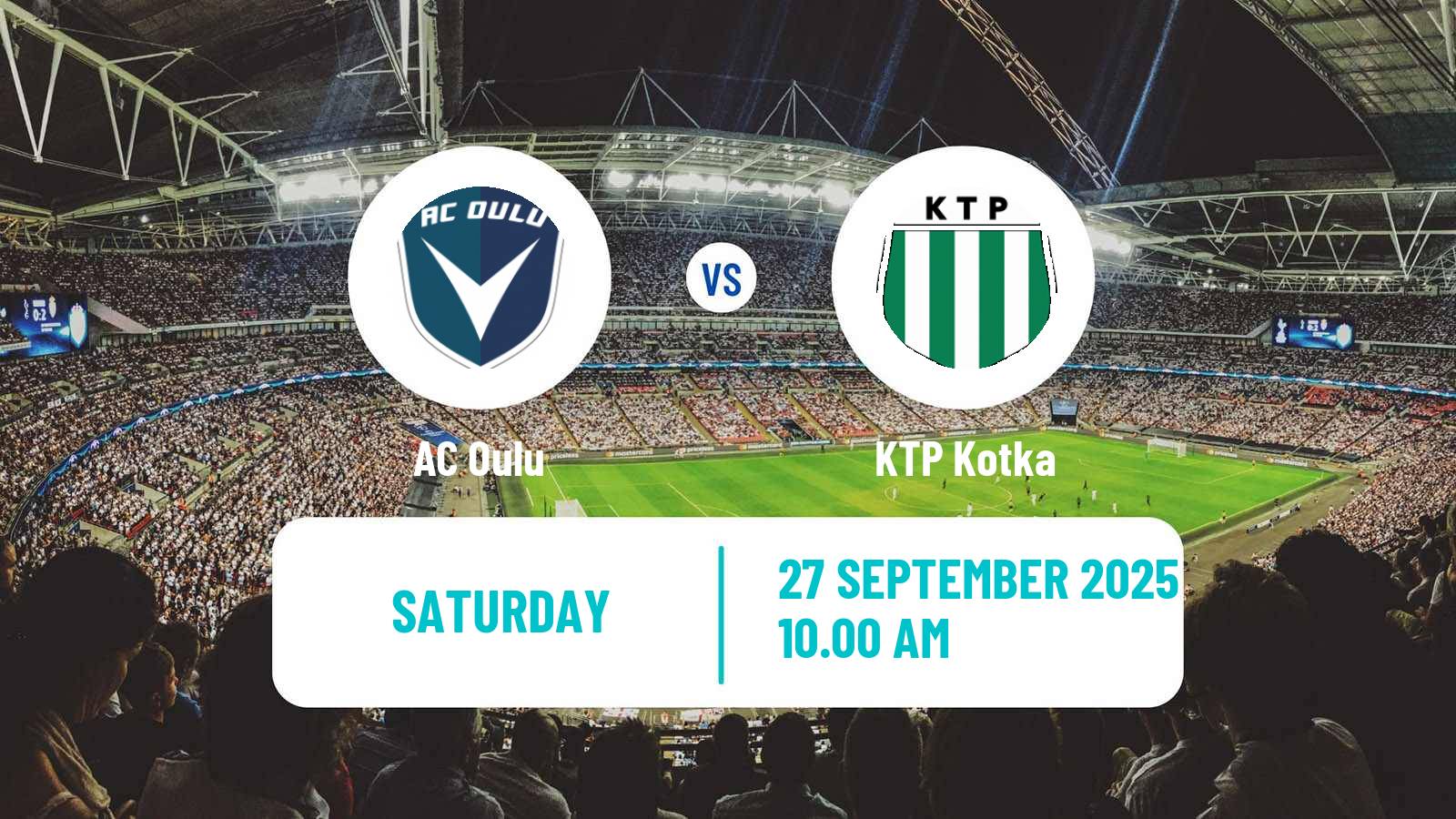Soccer Finnish Veikkausliiga Oulu - KTP Kotka