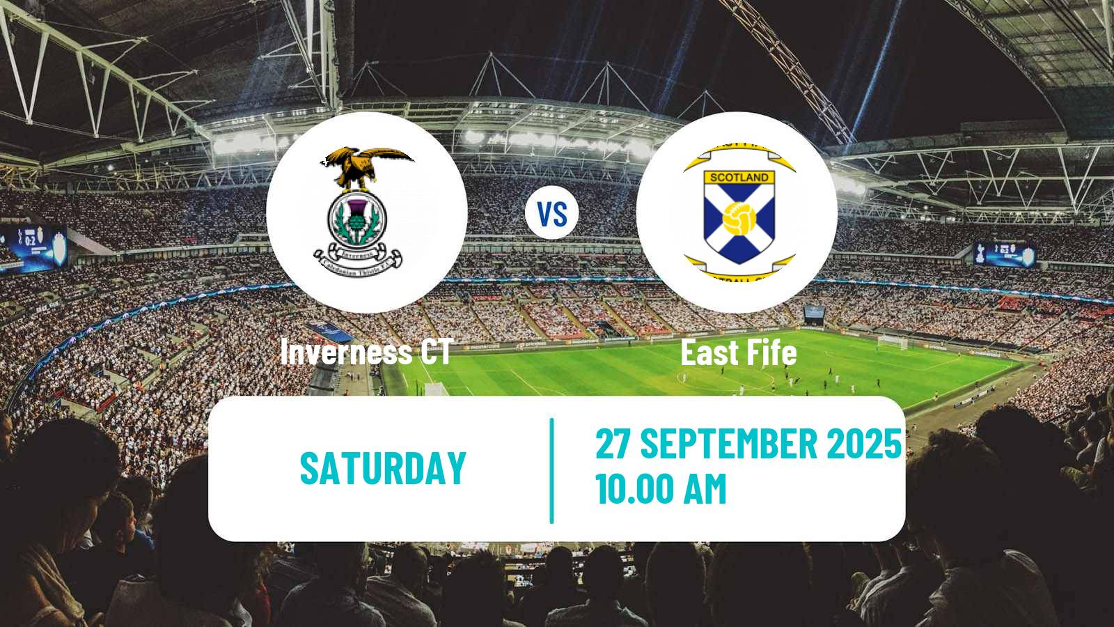 Soccer Scottish League One Inverness - East Fife