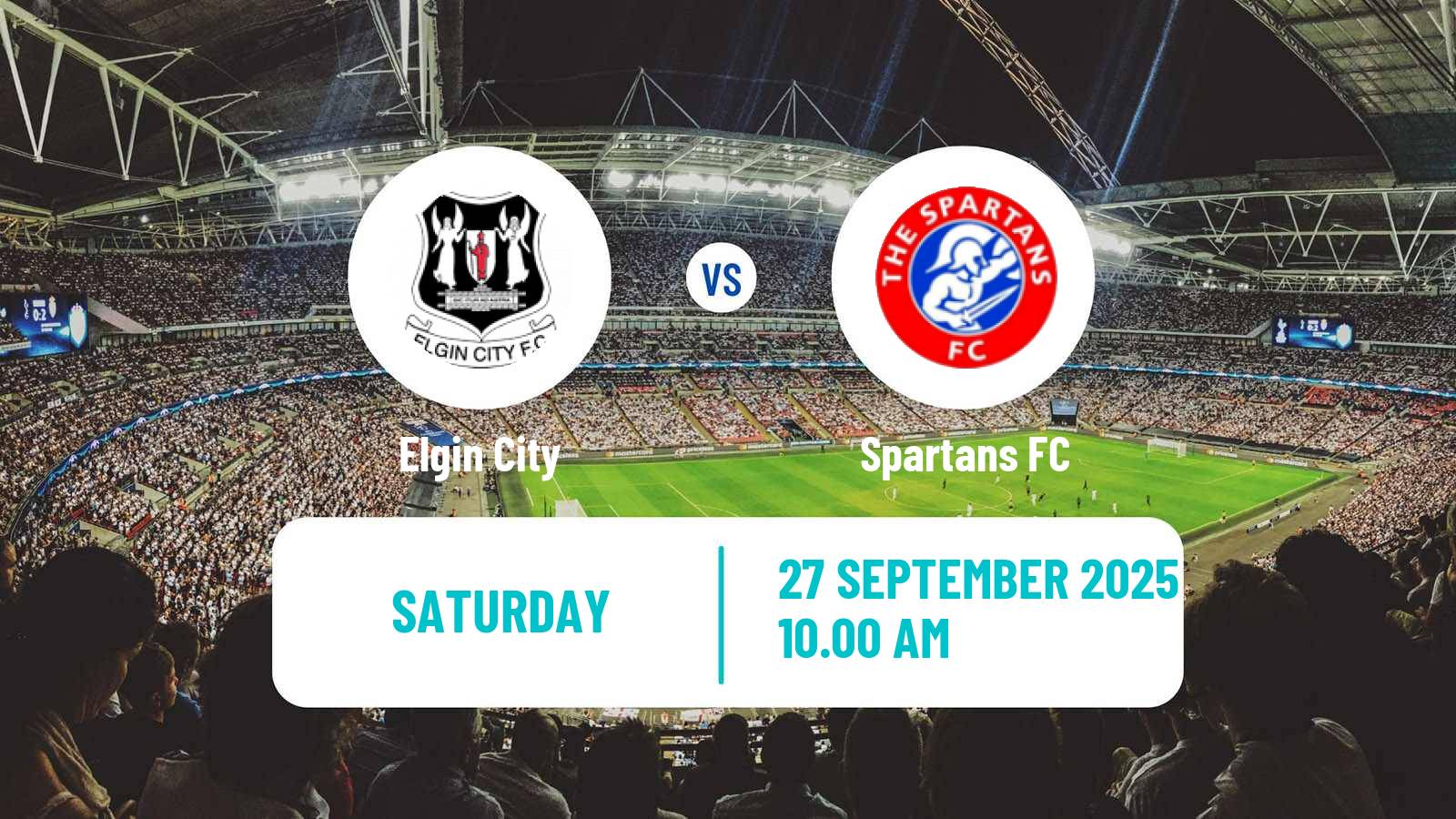 Soccer Scottish League Two Elgin City - Spartans