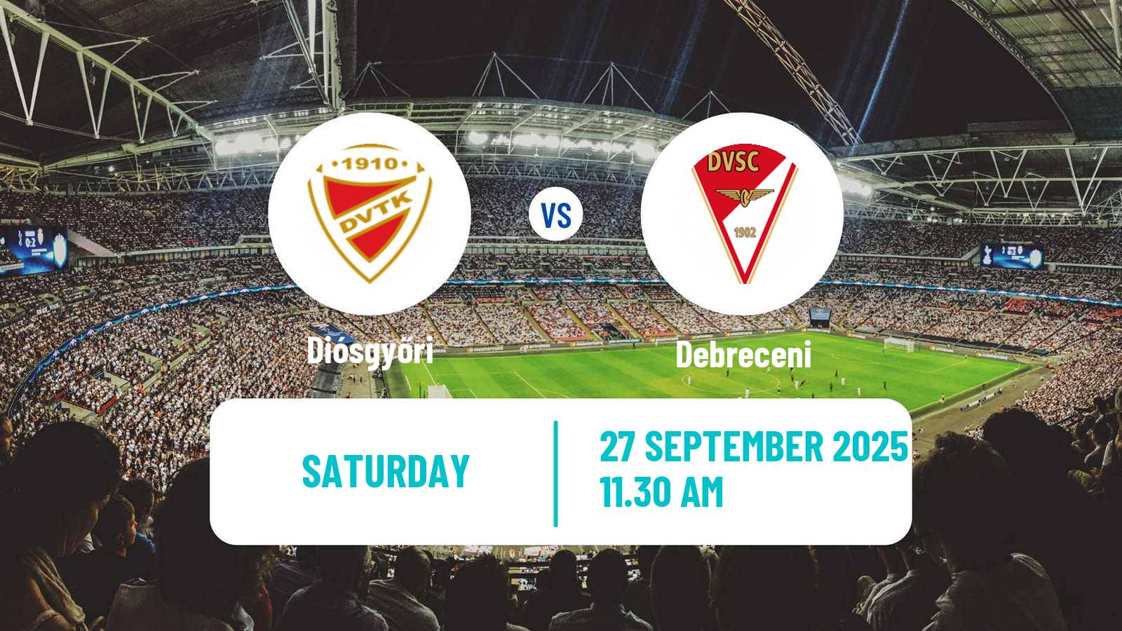 Soccer Hungarian NB I Diósgyőri - Debreceni