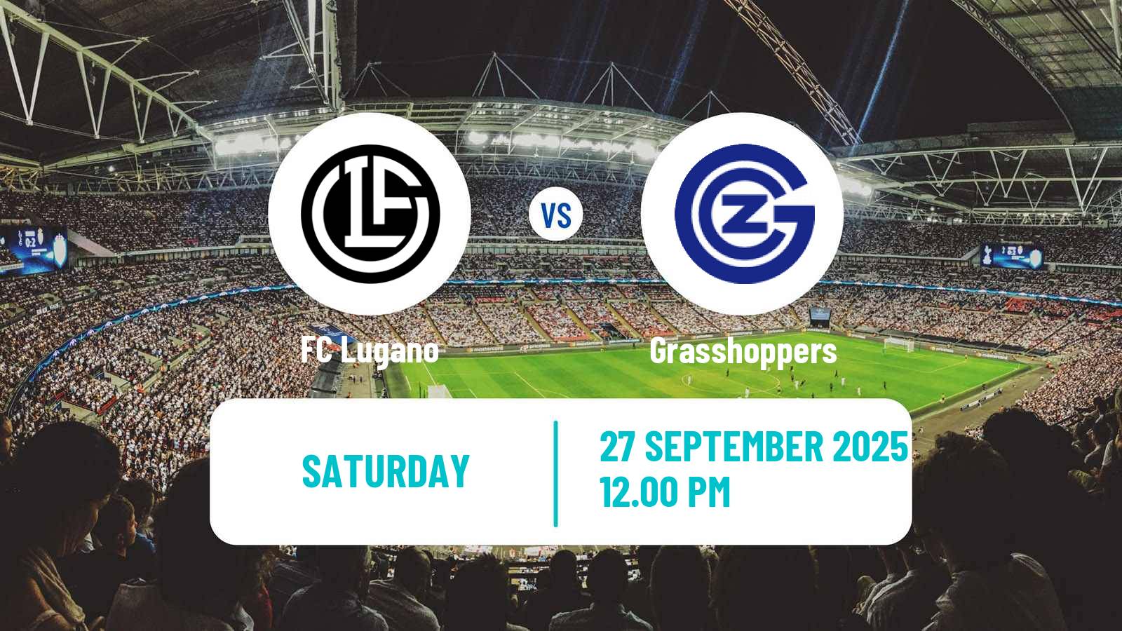 Soccer Swiss Super League Lugano - Grasshoppers