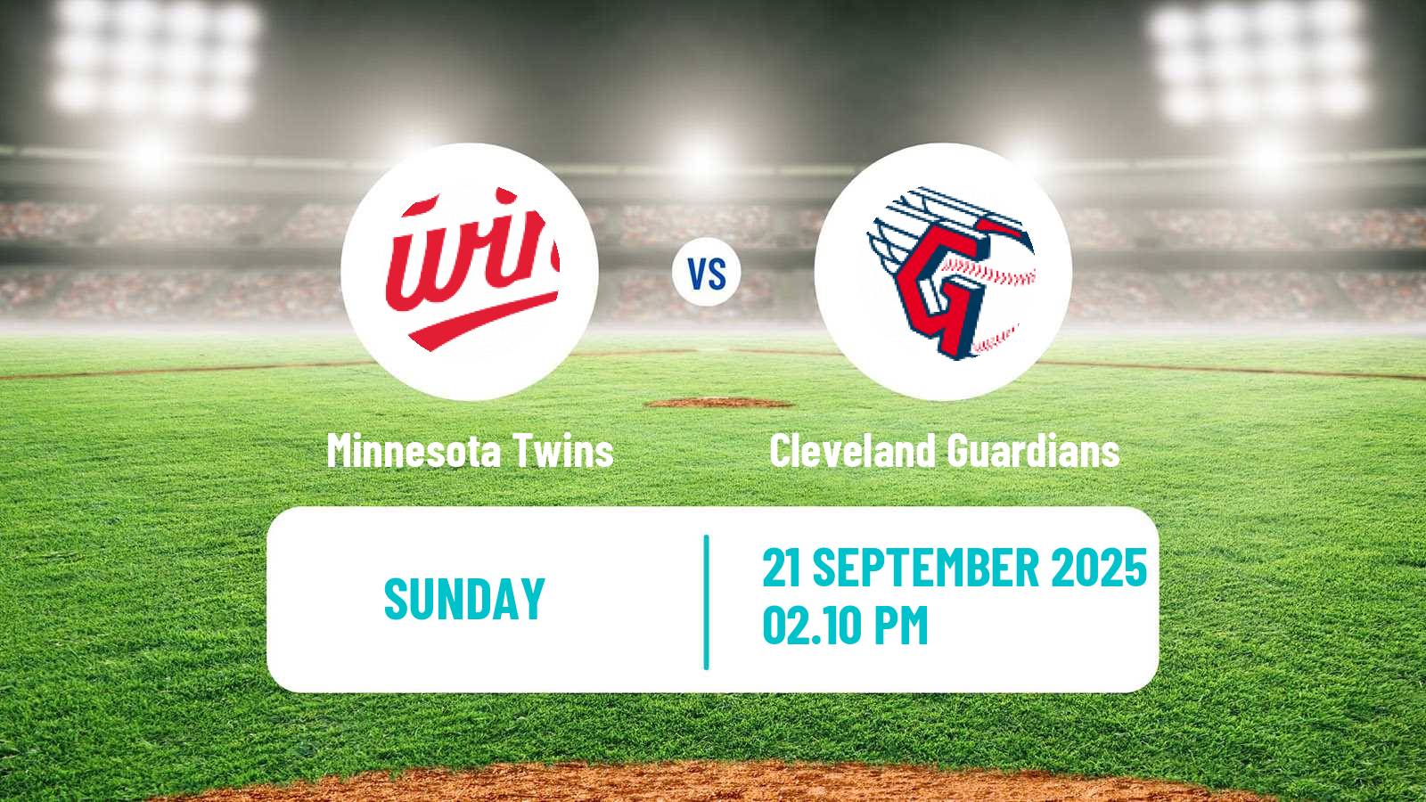 Baseball MLB Minnesota Twins - Cleveland Guardians