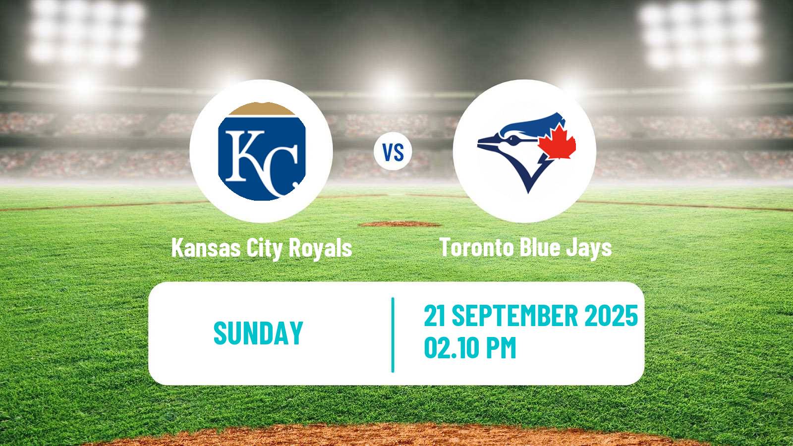 Baseball MLB Kansas City Royals - Toronto Blue Jays
