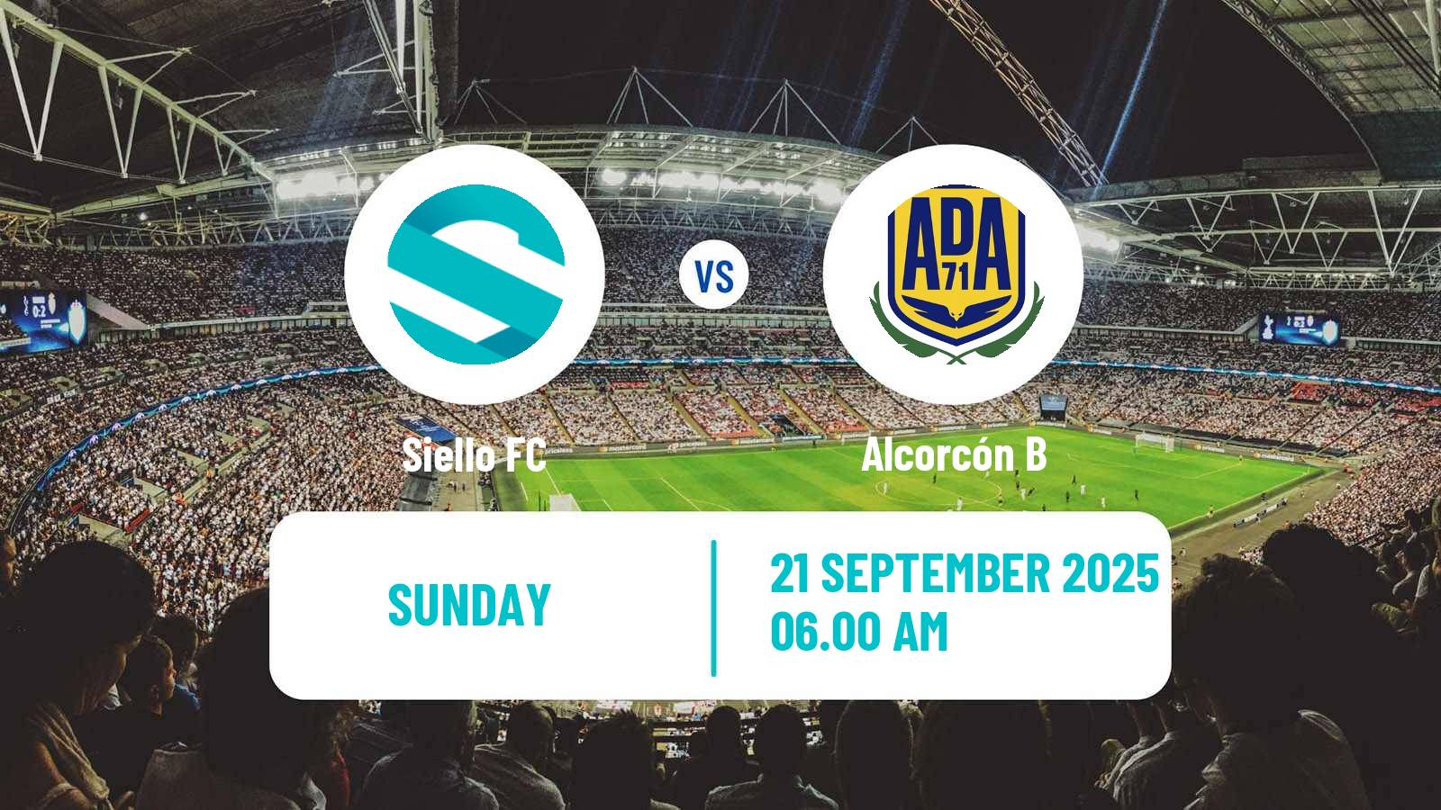Soccer Spanish Tercera RFEF - Group 7 Siello - Alcorcón B