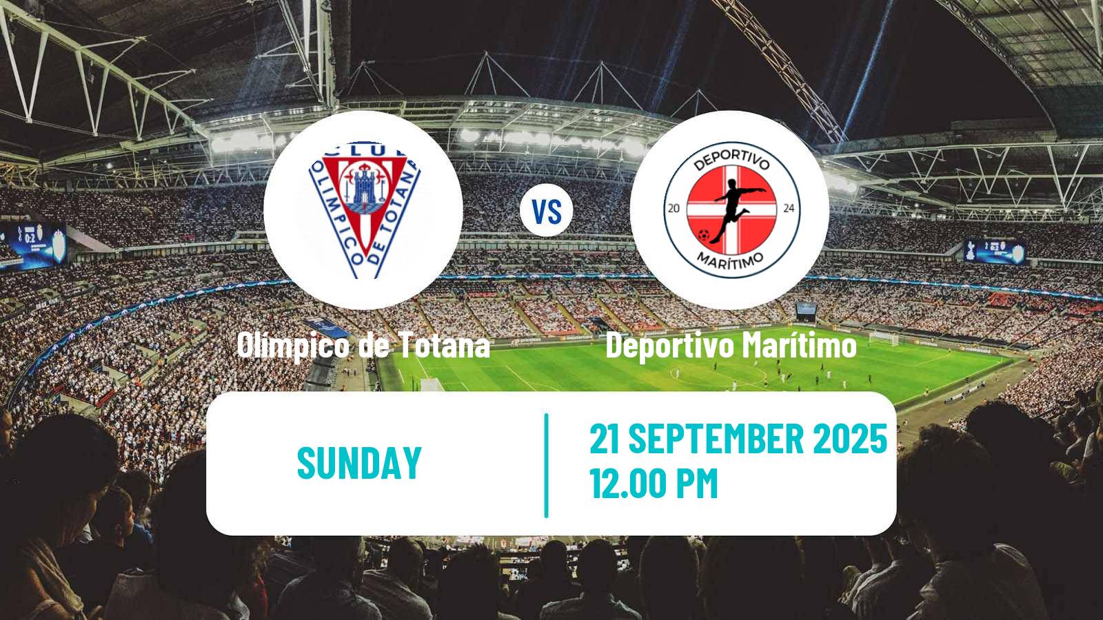 Soccer Spanish Tercera RFEF - Group 13 Olímpico de Totana - Deportivo Marítimo
