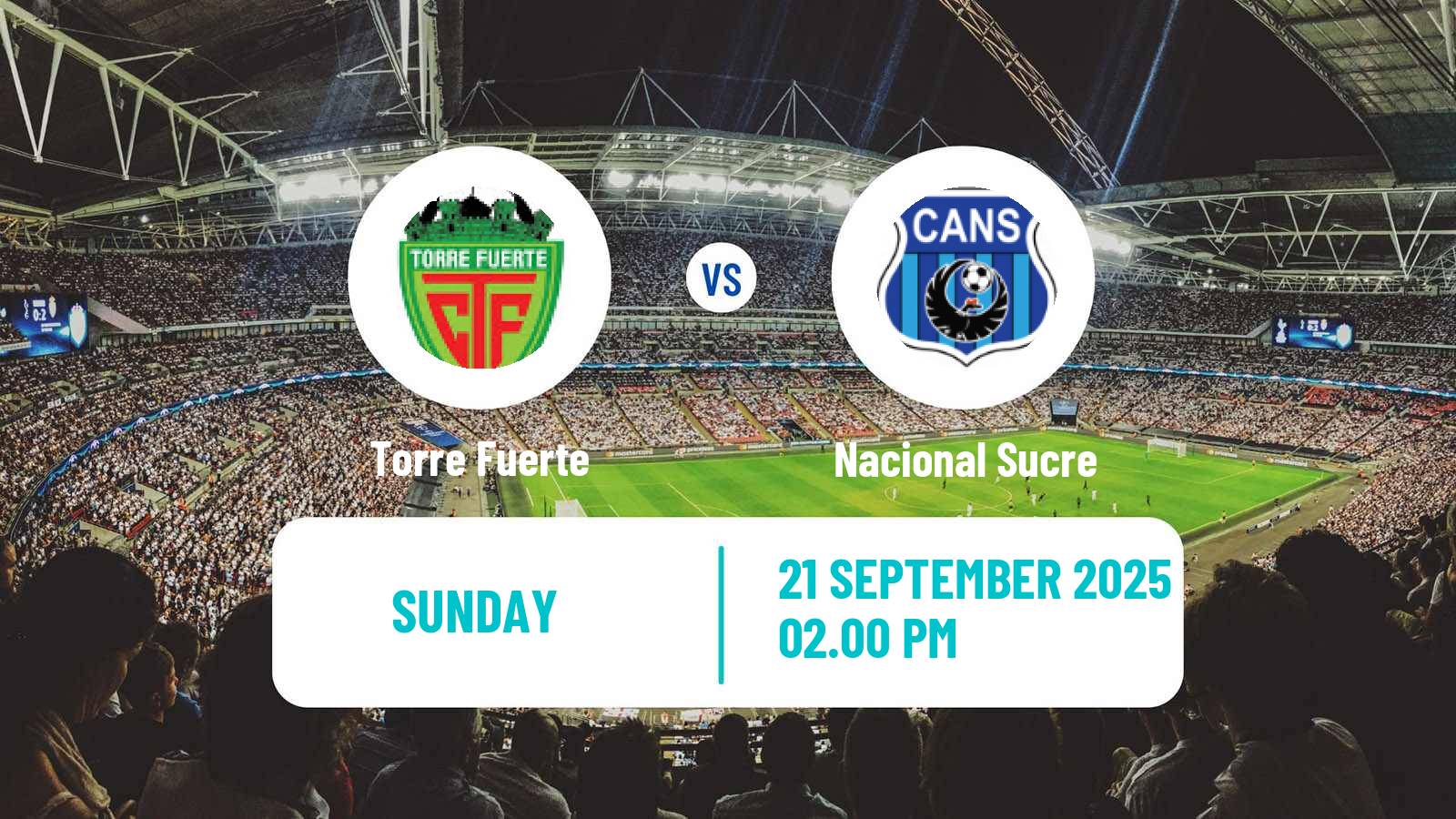 Soccer Bolivian Nacional B Torre Fuerte - Nacional Sucre