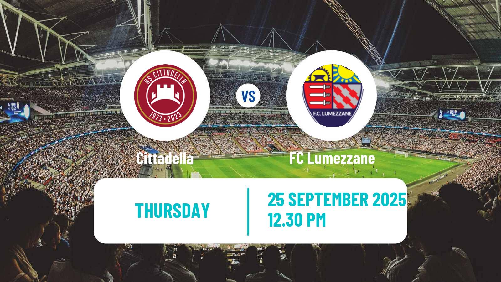 Soccer Italian Serie C Group A Cittadella - Lumezzane