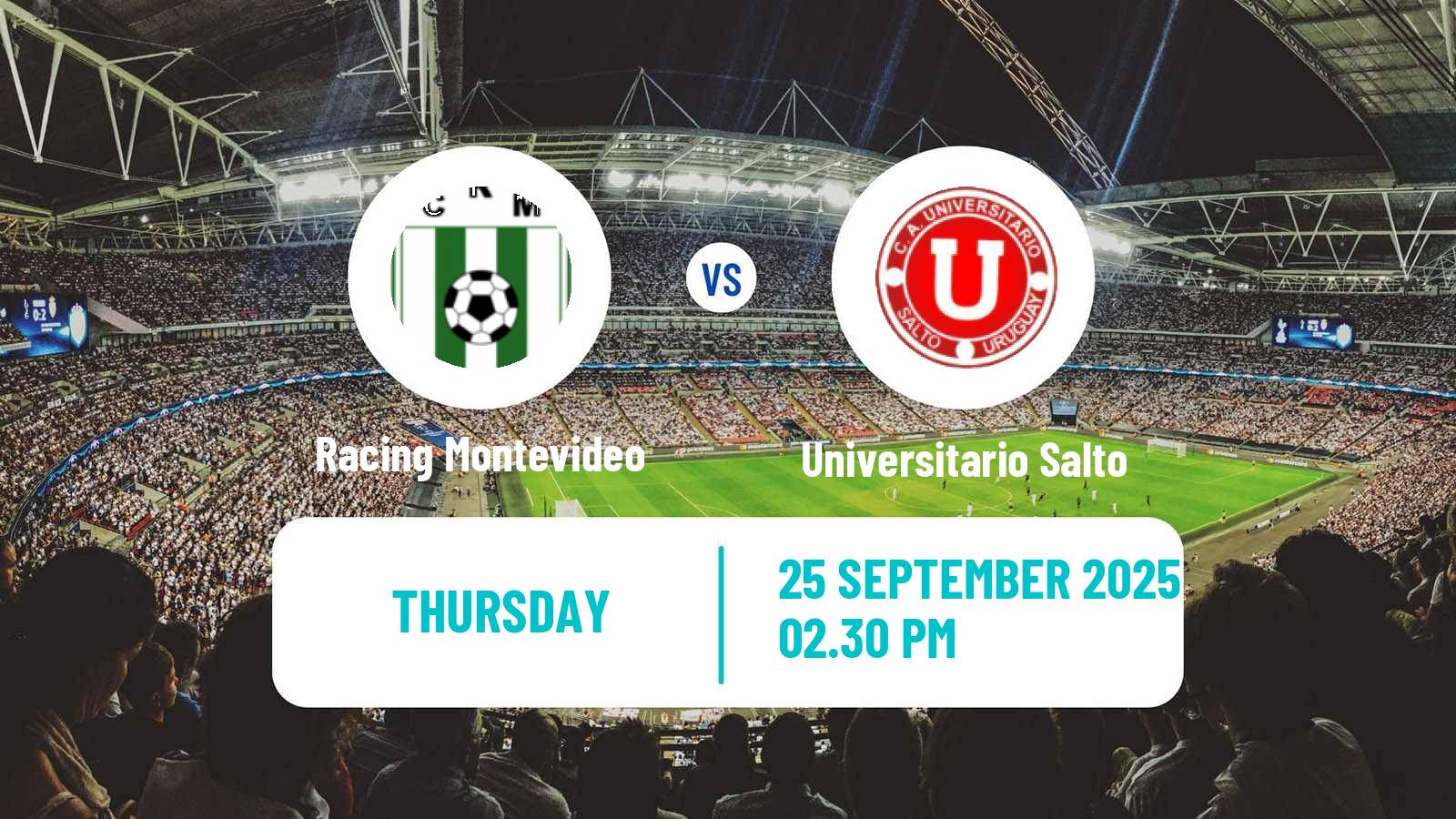 Soccer Uruguay Copa Racing Montevideo - Universitario Salto