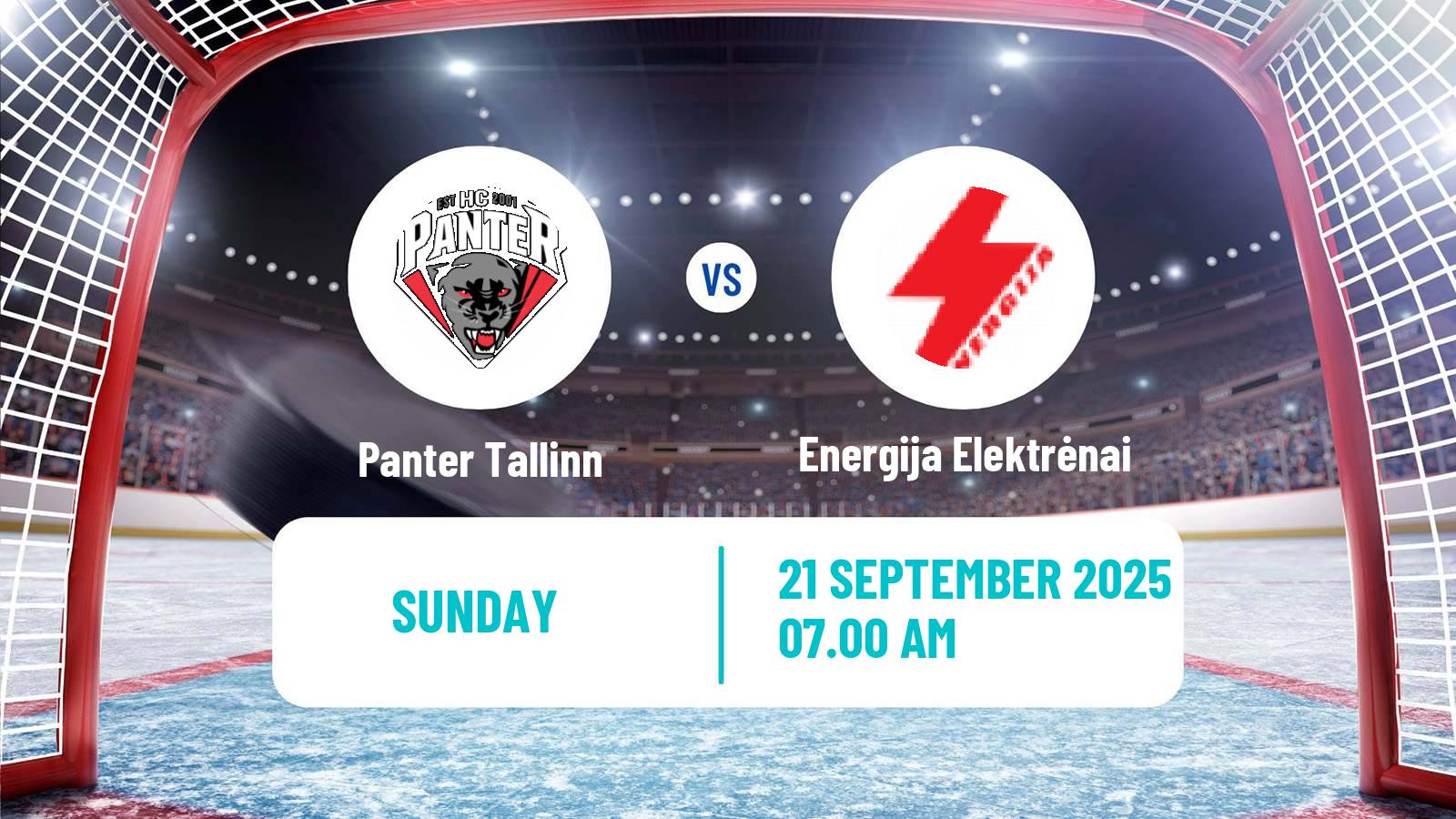 Hockey Latvian Hokeja Liga Panter Tallinn - Energija Elektrėnai