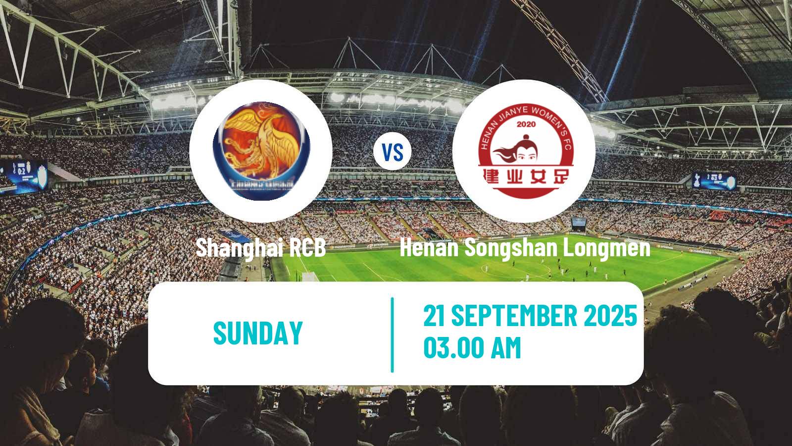 Soccer Chinese Super League Women Shanghai RCB - Henan Songshan Longmen