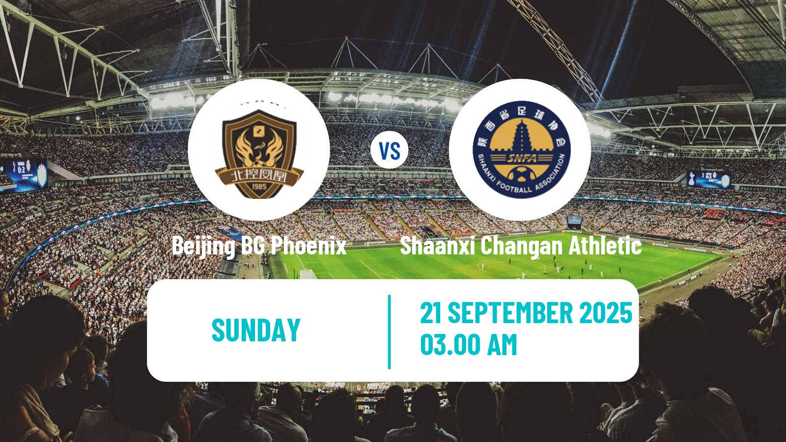 Soccer Chinese Super League Women Beijing BG Phoenix - Shaanxi Changan Athletic