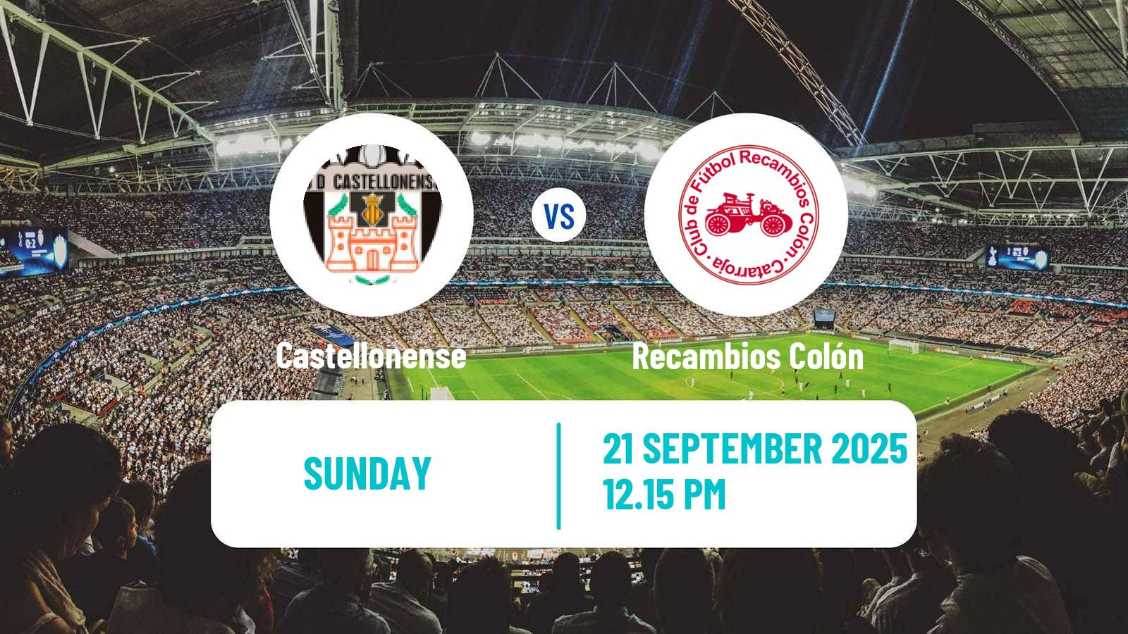 Soccer Spanish Tercera RFEF - Group 6 Castellonense - Recambios Colón