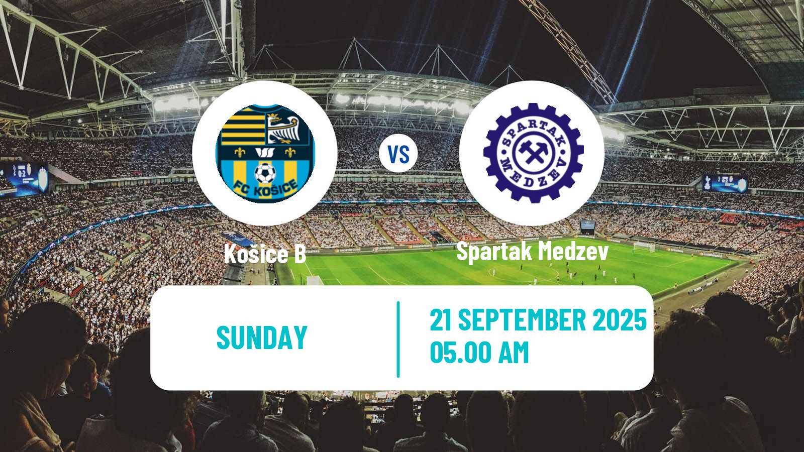 Soccer Slovak 3 Liga East Košice B - Spartak Medzev