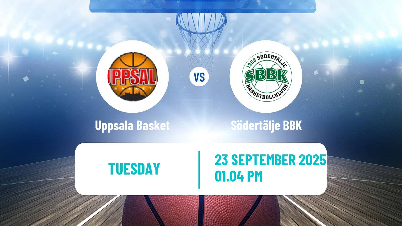 Basketball Swedish Basketligan Uppsala Basket - Södertälje BBK