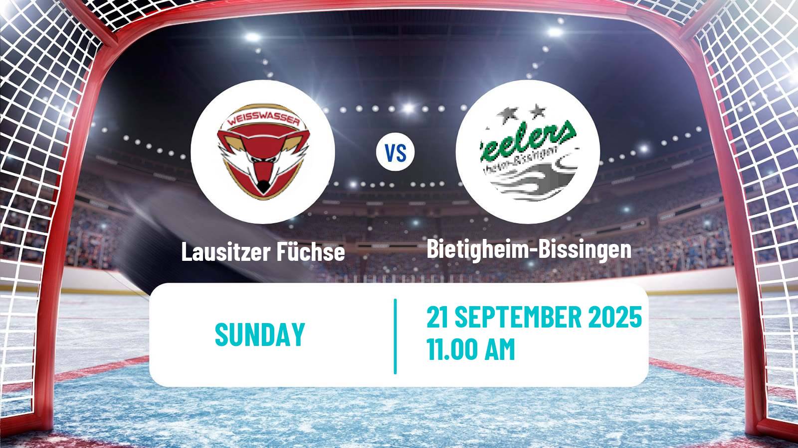 Hockey German DEL2 Lausitzer Füchse - Bietigheim-Bissingen
