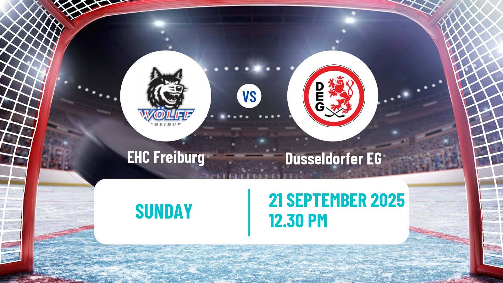 Hockey German DEL2 EHC Freiburg - Dusseldorfer EG