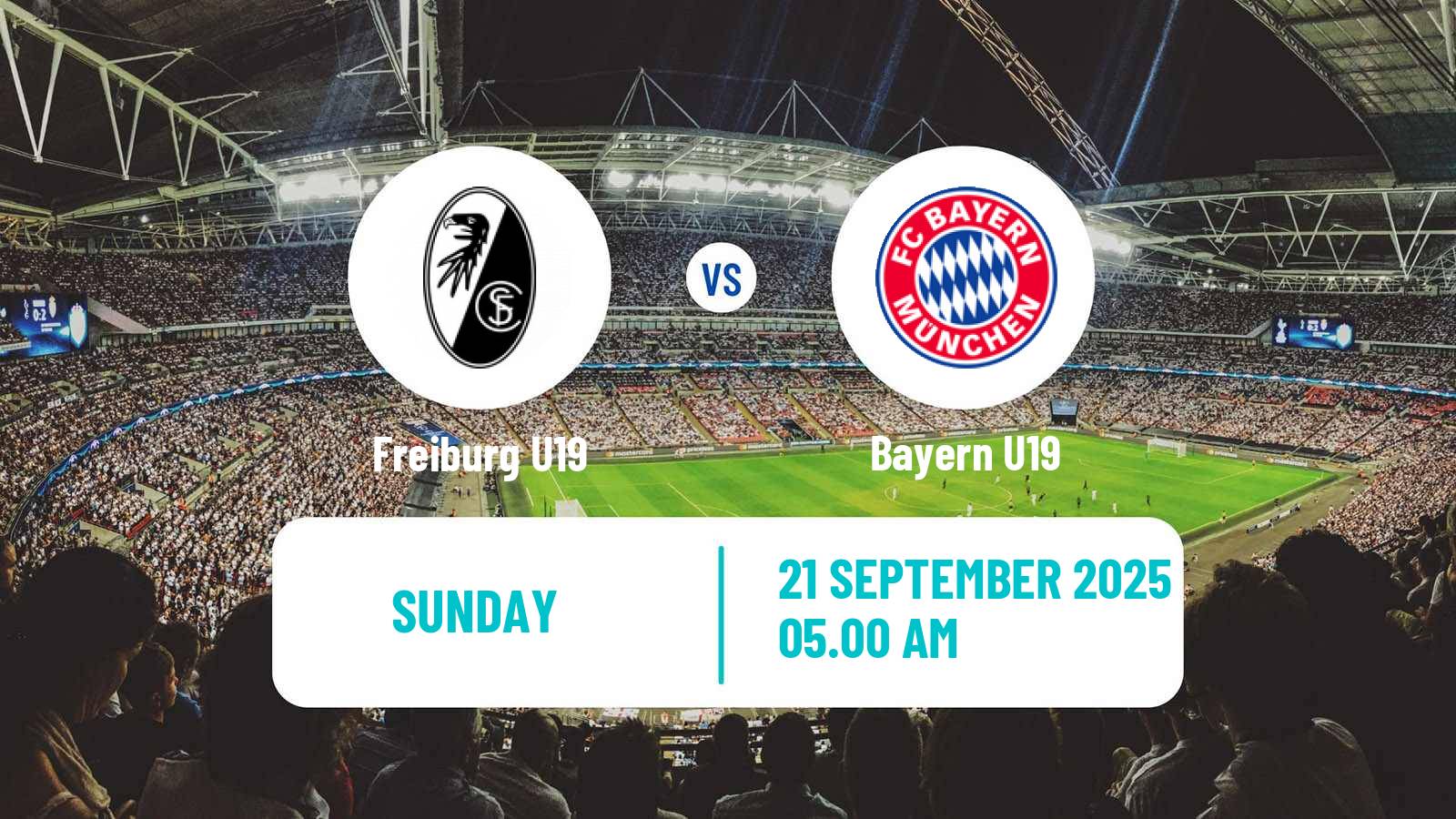 Soccer German DFB Youth League Freiburg U19 - Bayern U19