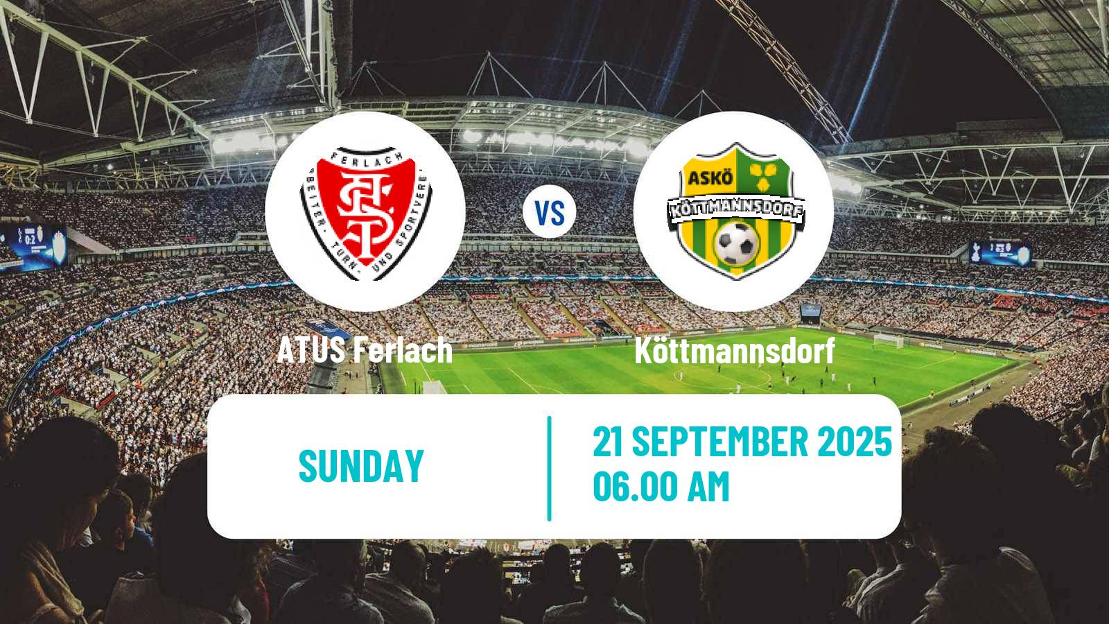 Soccer Austrian Landesliga Karnten ATUS Ferlach - Köttmannsdorf