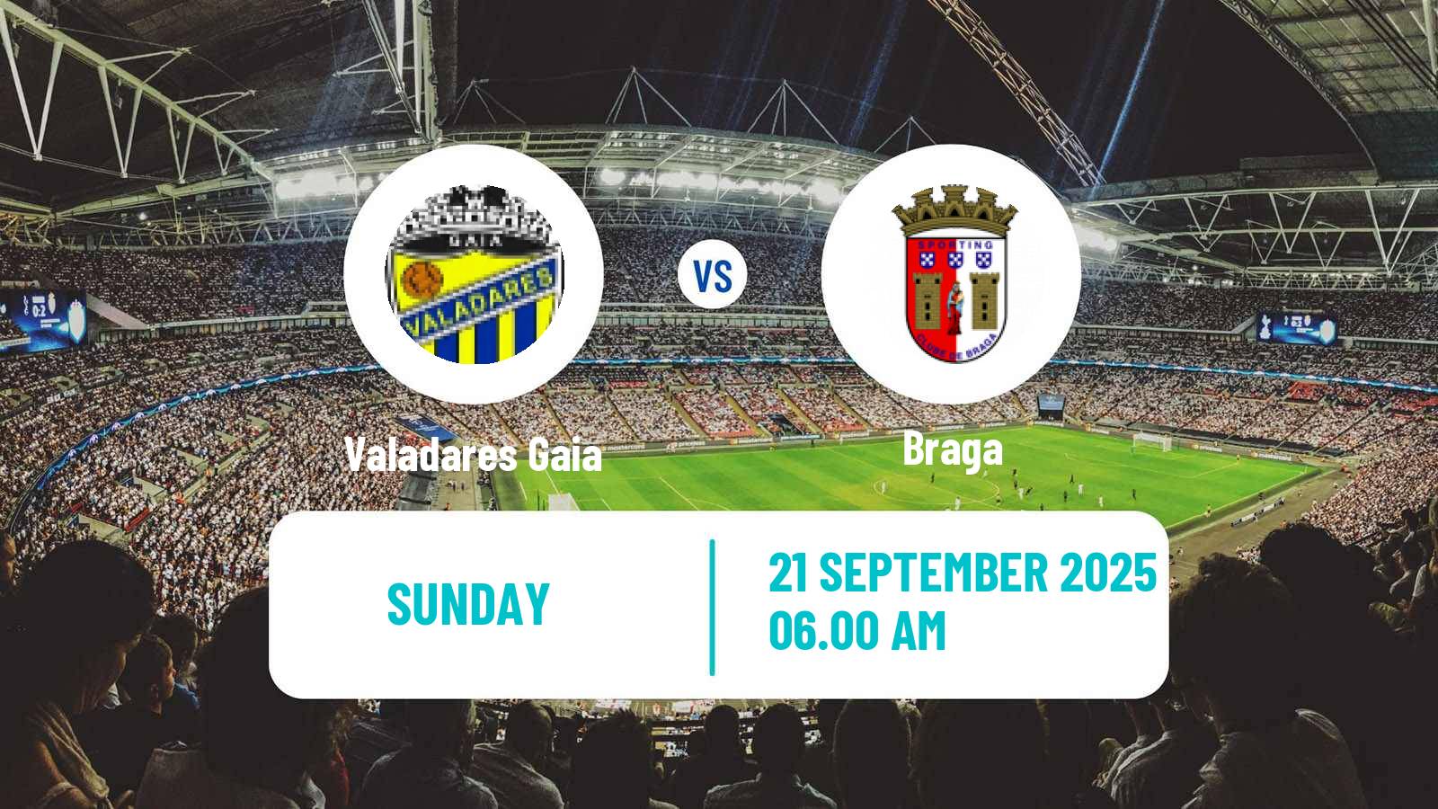 Soccer Portuguese Liga BPI Women Valadares Gaia - Braga