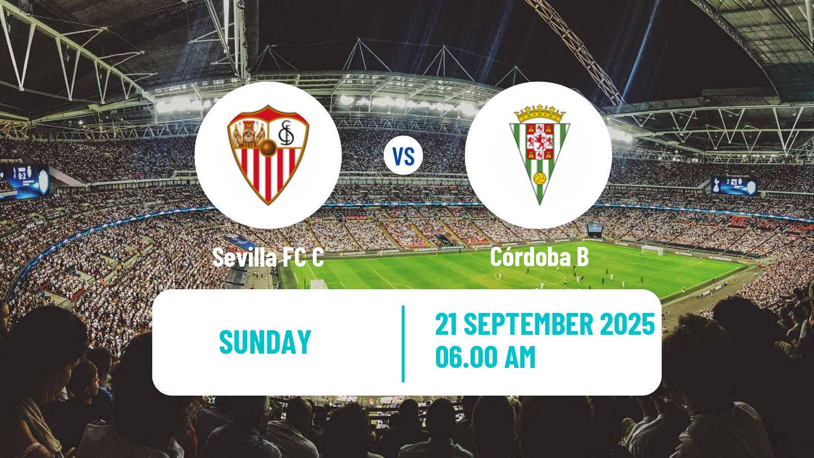 Soccer Spanish Tercera RFEF - Group 10 Sevilla C - Córdoba B