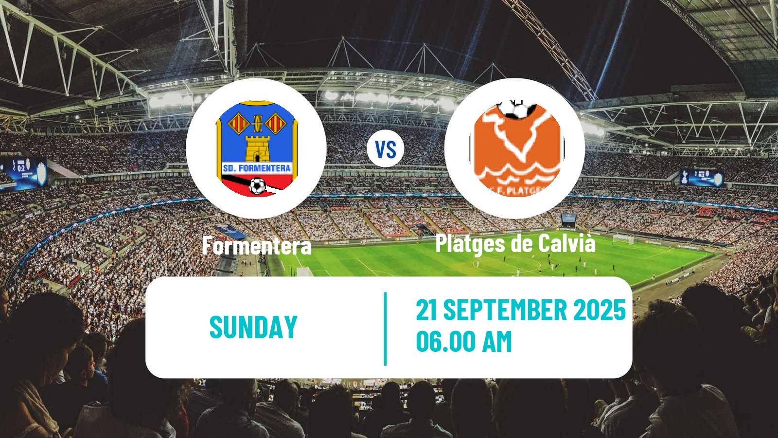 Soccer Spanish Tercera RFEF - Group 11 Formentera - Platges de Calvià
